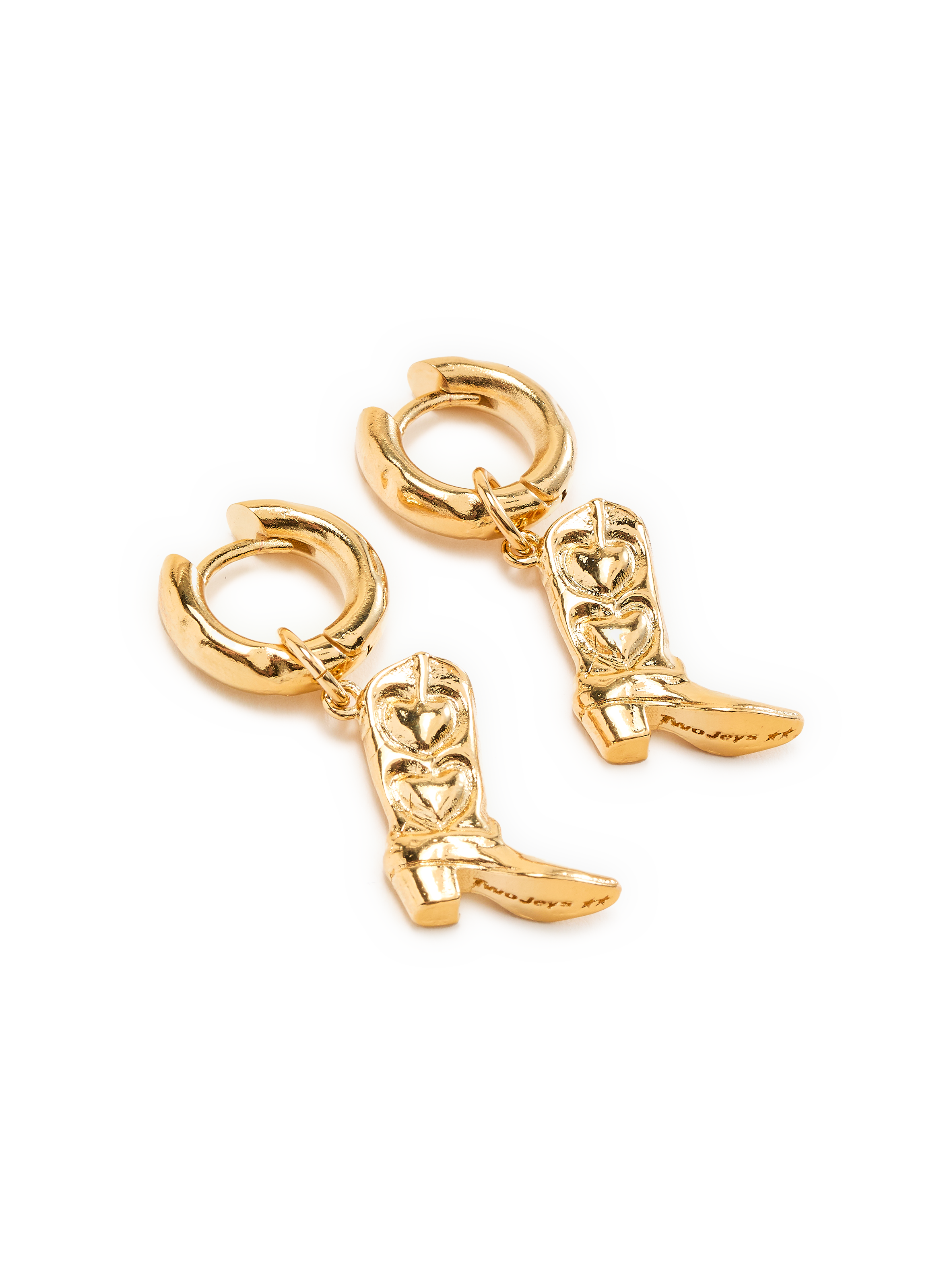 Boucles d'oreille Boots TWO JEYS Doré