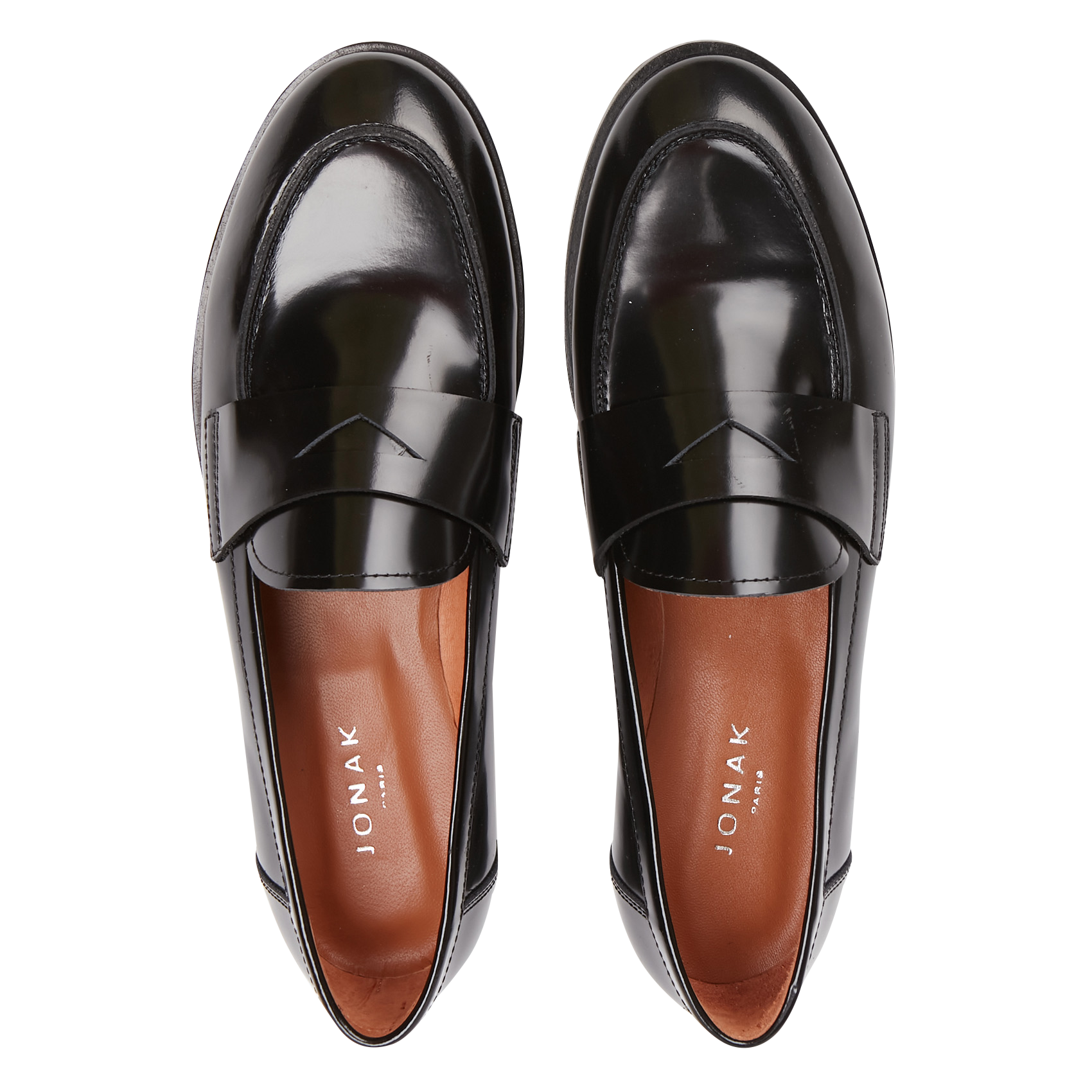 Mocassins en cuir thelma JONAK Noir