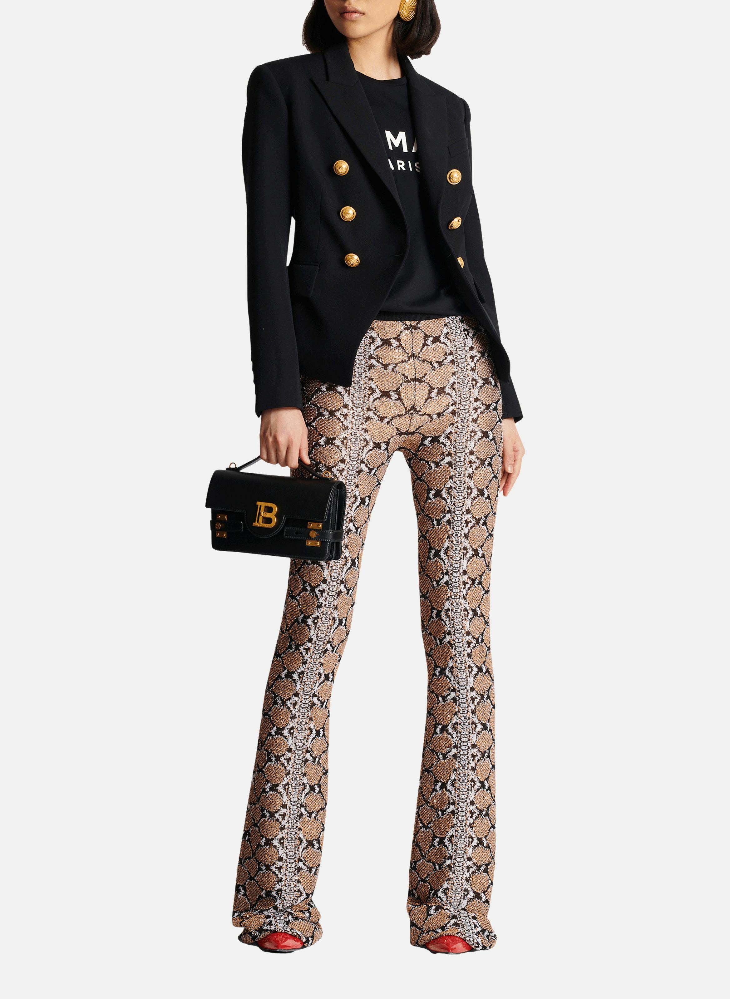 T-shirt imprimé balmain paris BALMAIN Noir