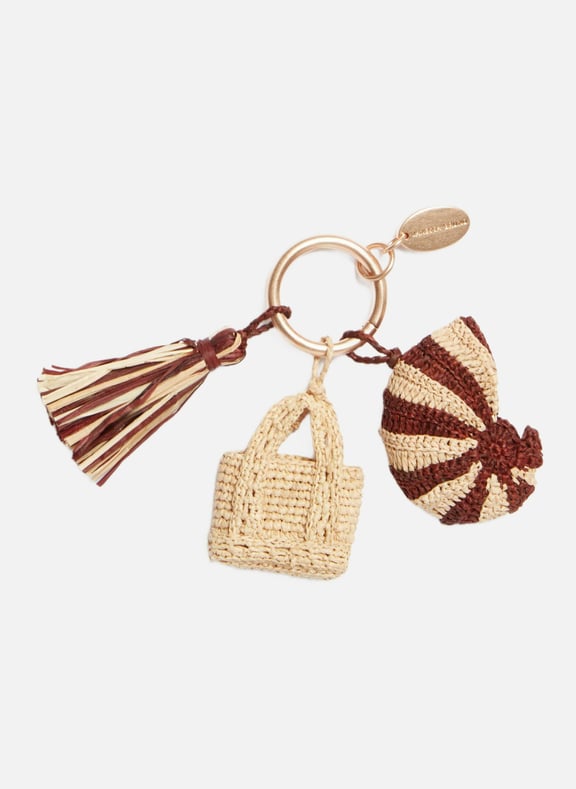 Charm nautilus en raphia Multicolore by VANESSA BRUNO VANESSA BRUNO Charm nautilus en raphia Multicolore