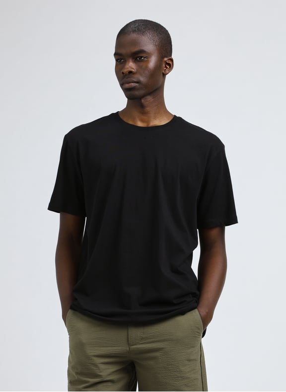 T-shirt en coton Noir by SELECTED SELECTED T-shirt en coton Noir