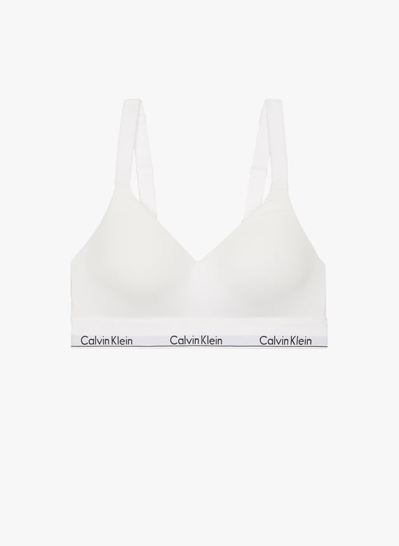 Brassière en coton mélangé | Blanc by CALVIN KLEIN Brassière en coton mélangé Blanc