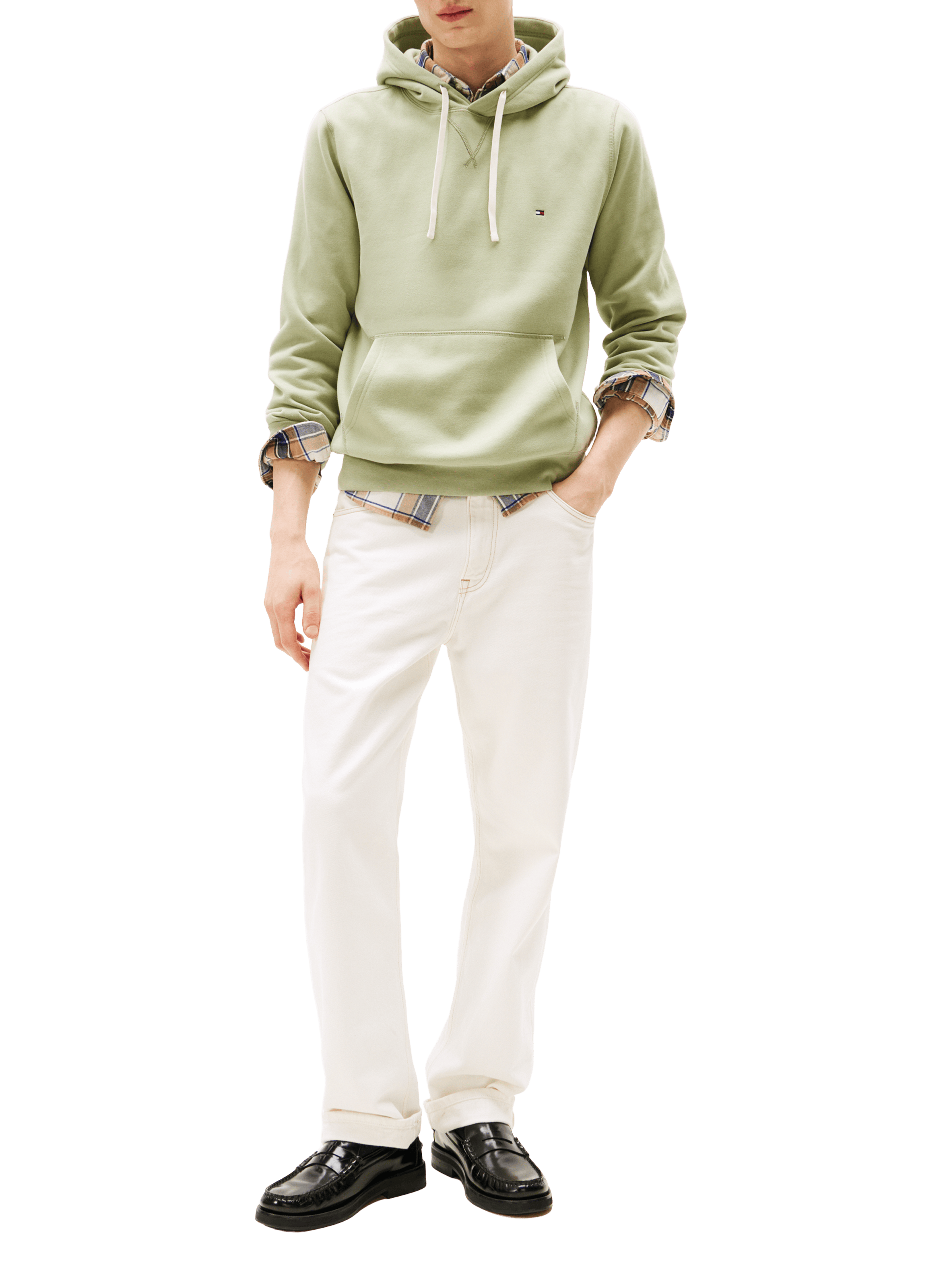 Fleece hoodie TOMMY HILFIGER Green