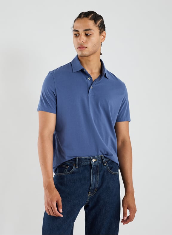 Cotton polo shirt Blue by FACONNABLE FACONNABLE Cotton polo shirt Blue