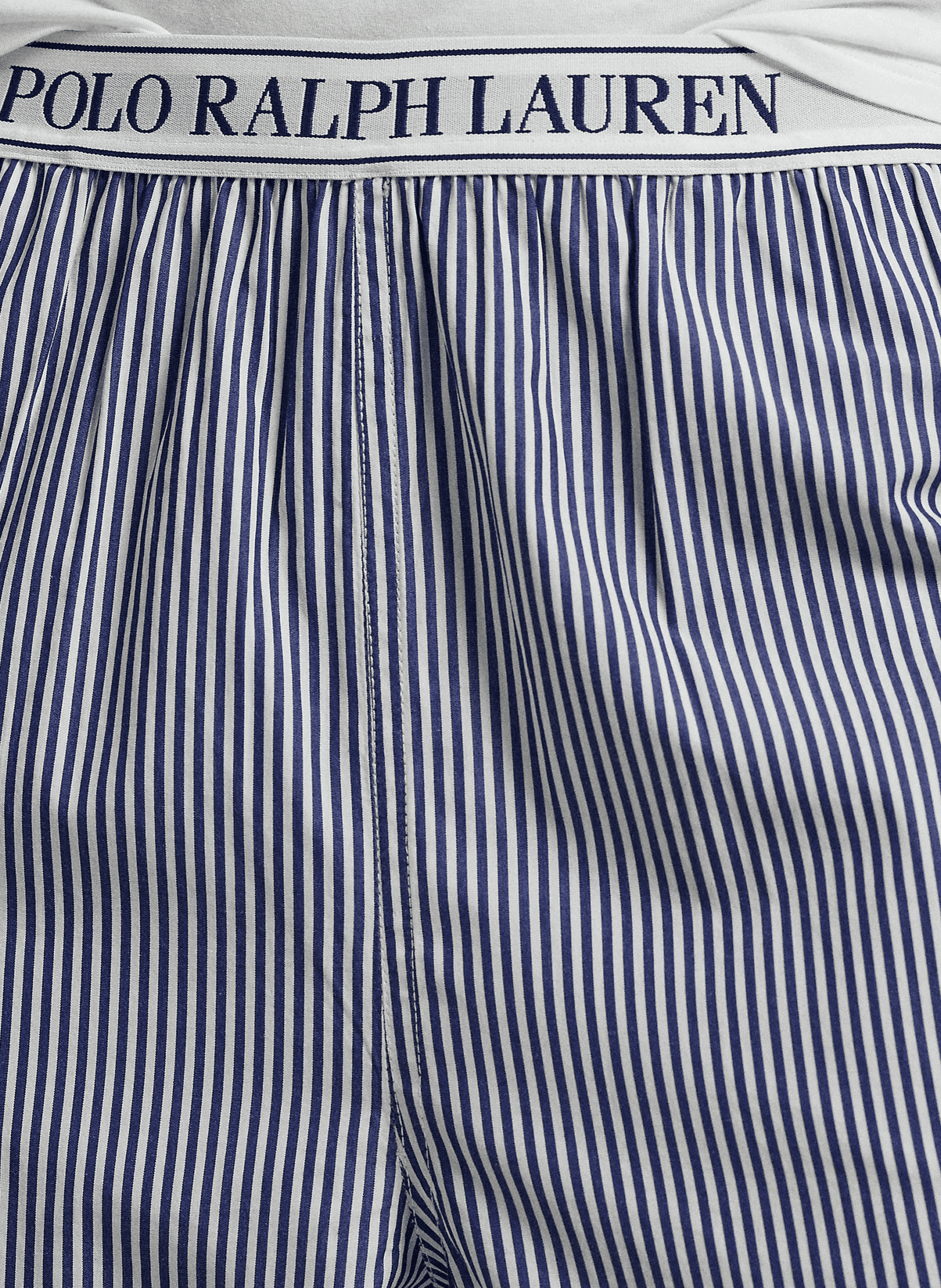Pantalon de pyjama rayé en coton POLO RALPH LAUREN Bleu