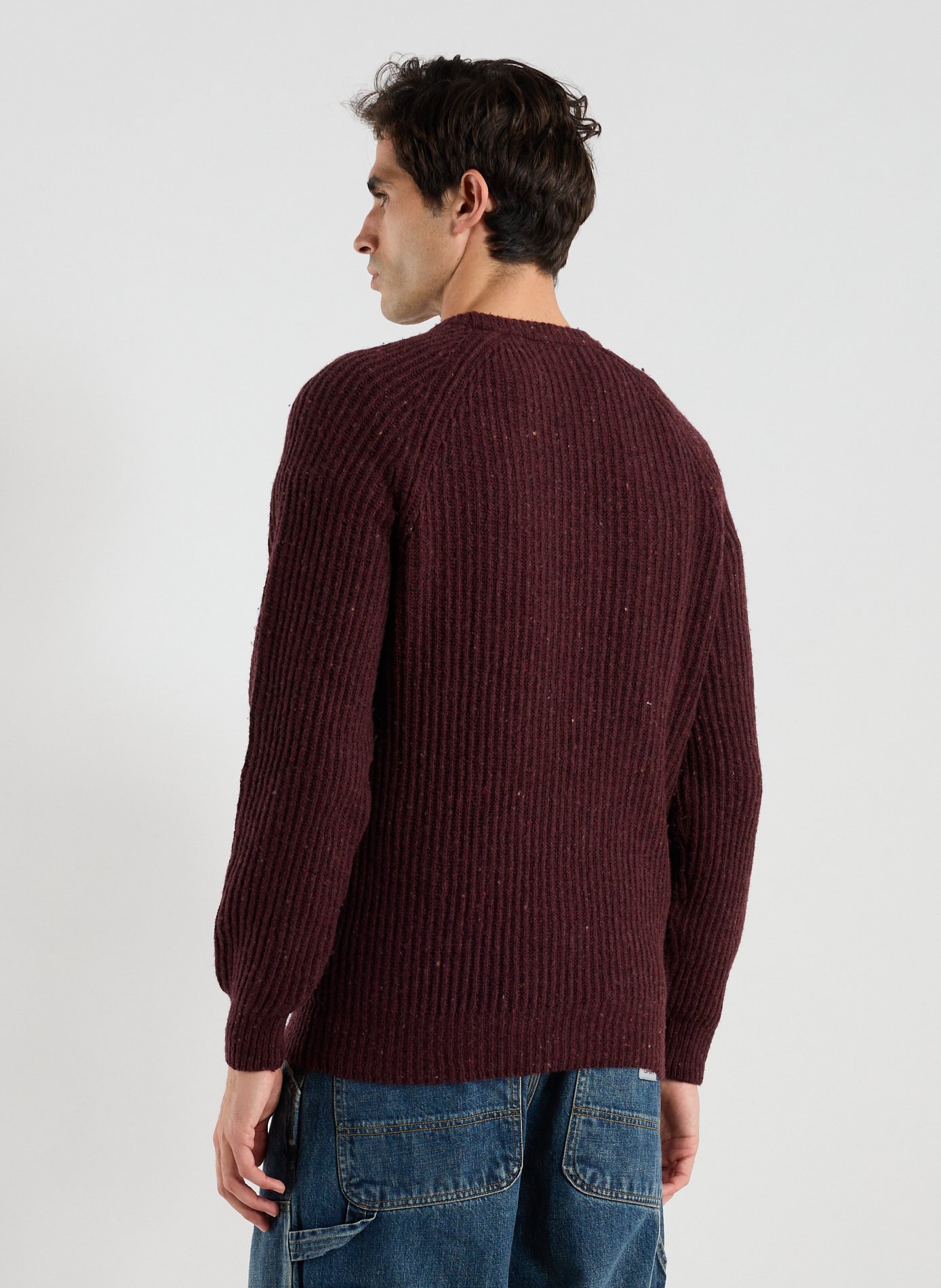 Mixed wool sweatshirt TIMBERLAND Red
