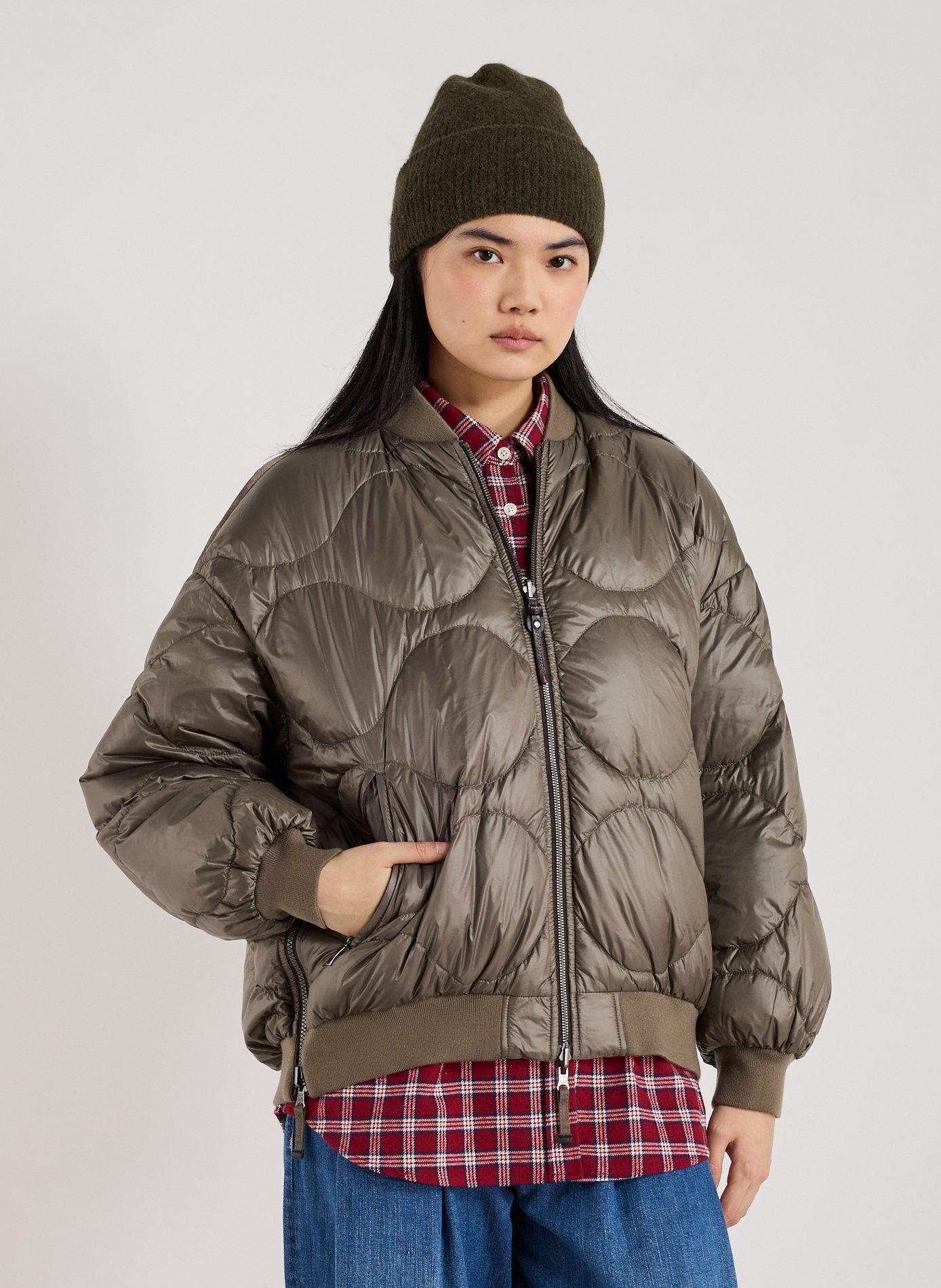 PARAJUMPERS Veste ample Gris