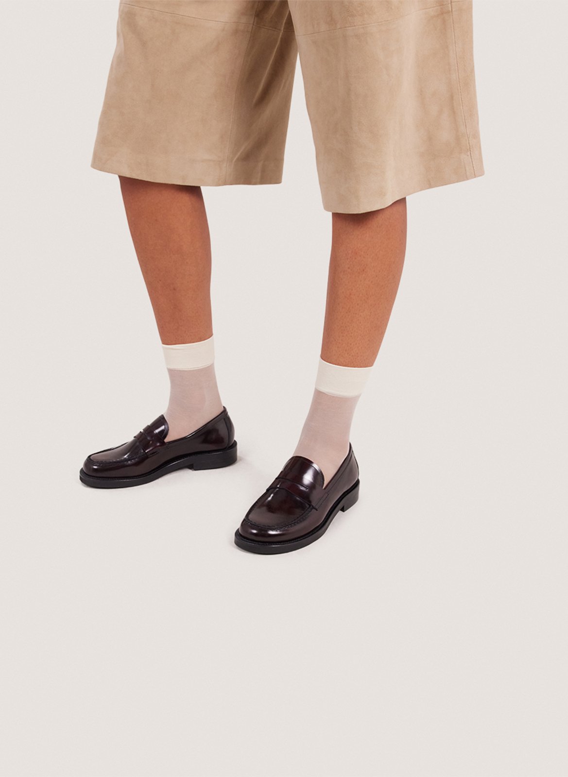 Mocassins en cuir dolivia JONAK Rouge