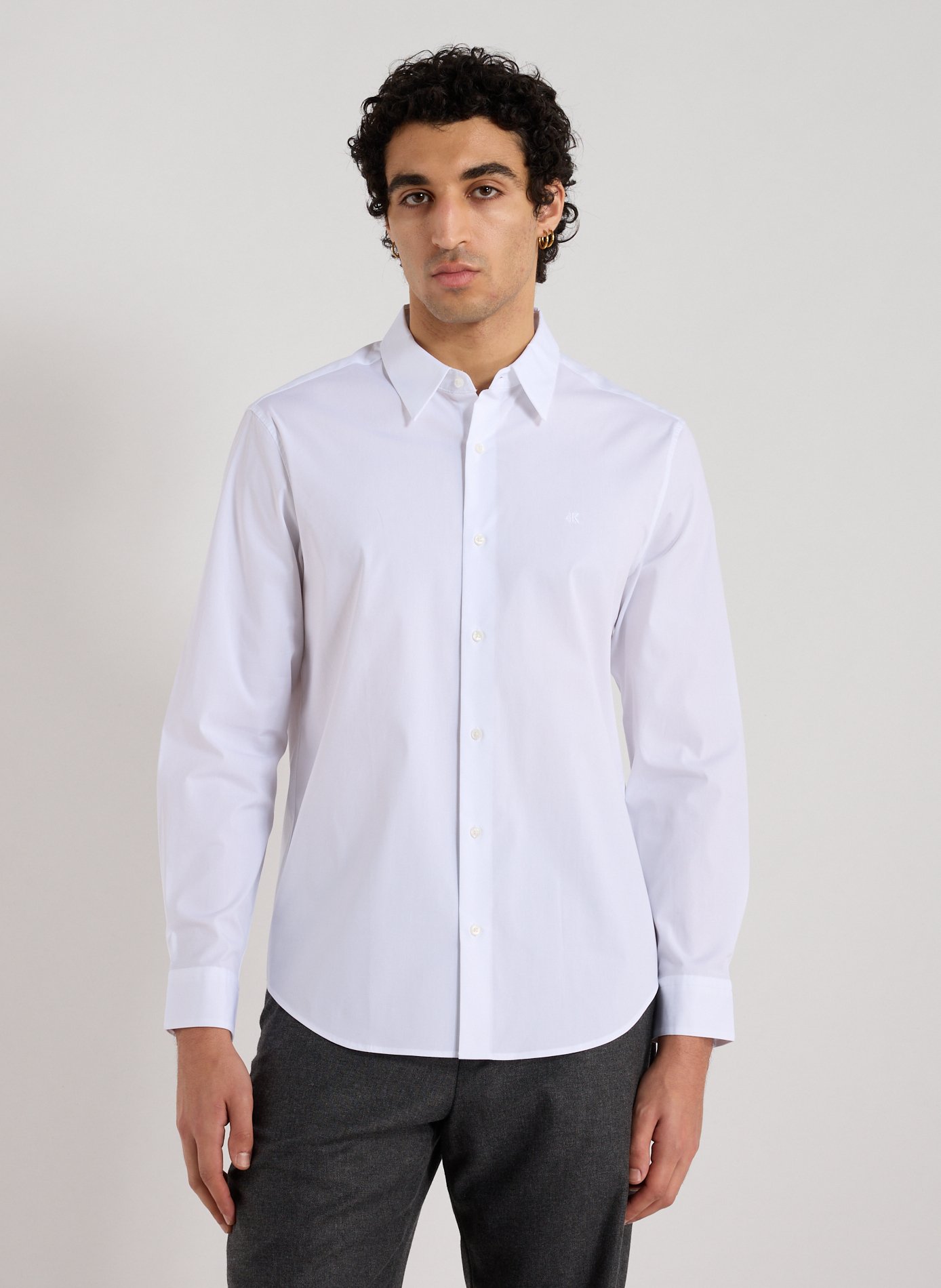 Stretch shirt CALVIN KLEIN White