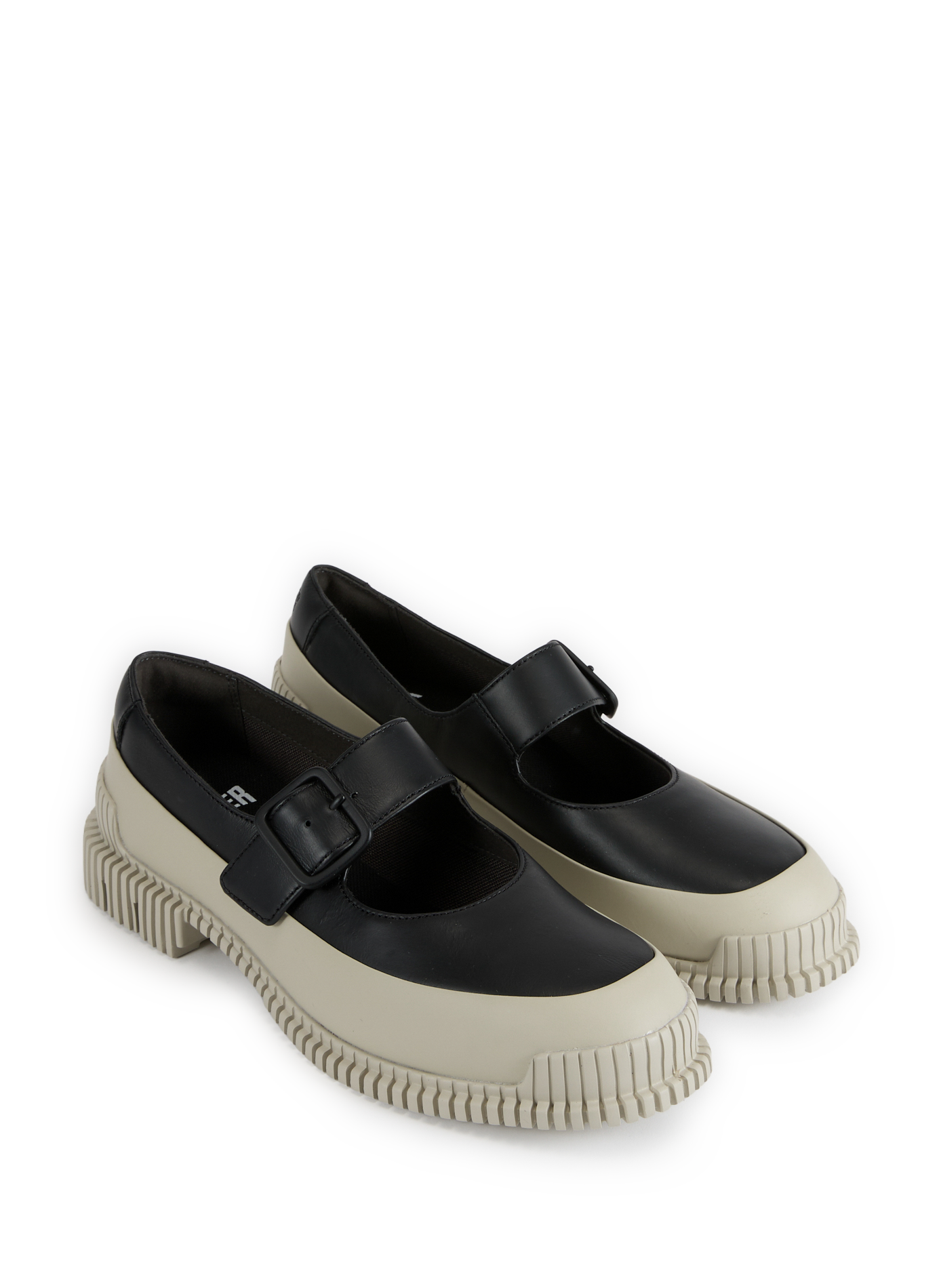 Leather buckle shoes CAMPER Multicolour