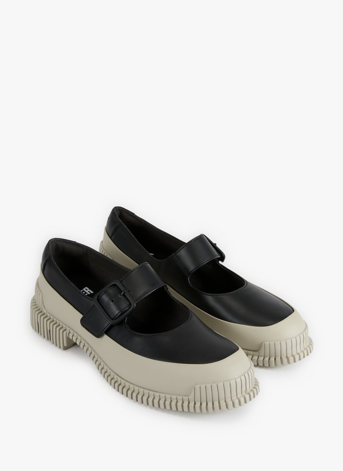 Camper Chaussures à boucle en cuir