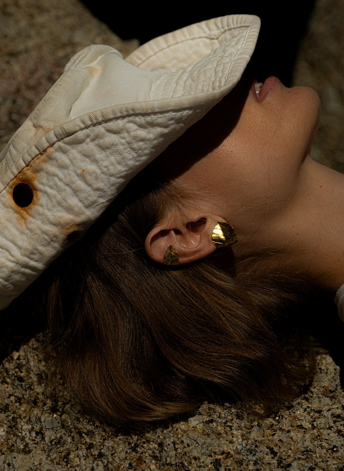 Boucles d'oreilles Ledena AURELIE BIDERMANN Doré