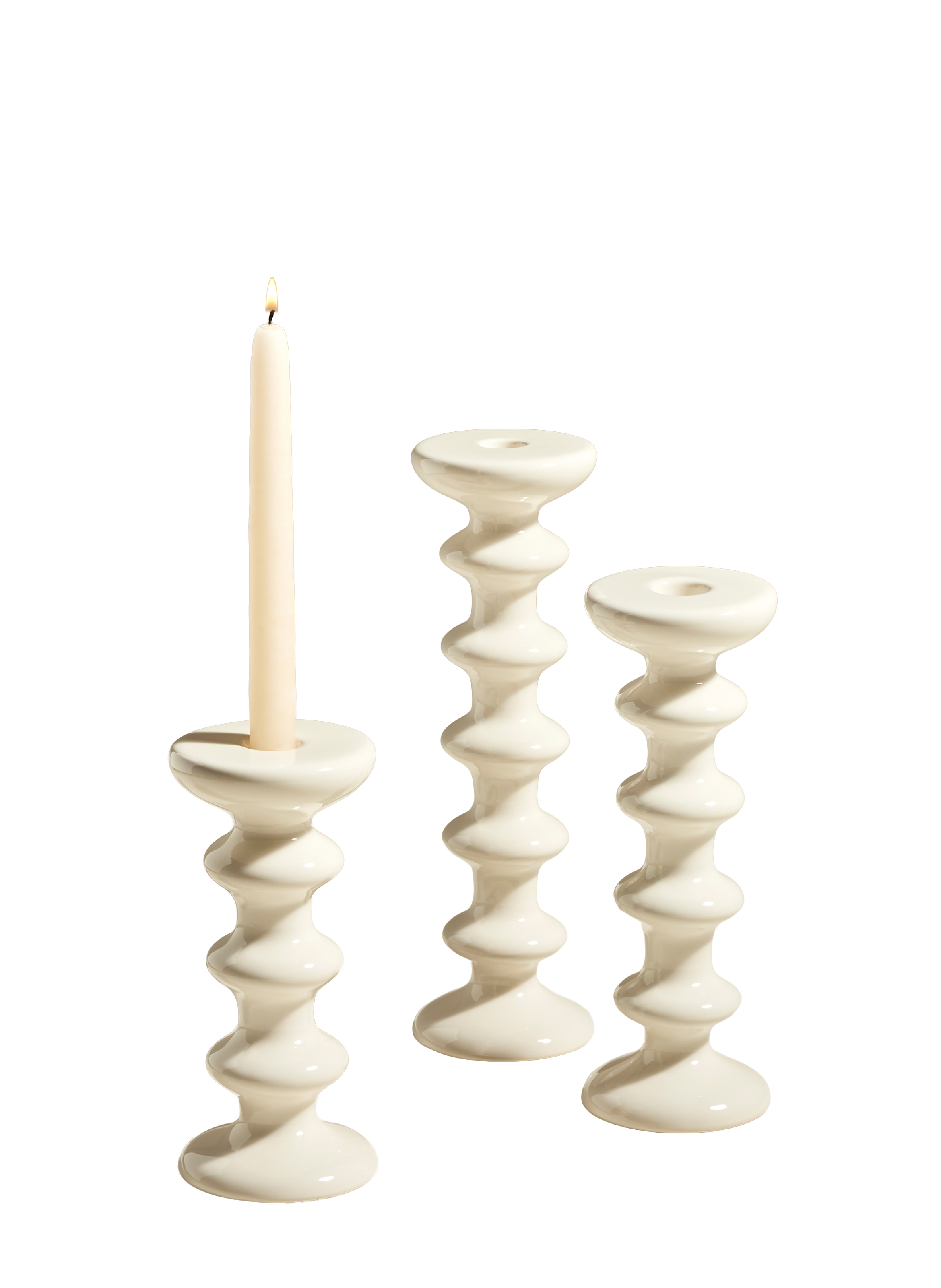 Bougeoir slave - grand modèle MAISON SARAH LAVOINE Beige