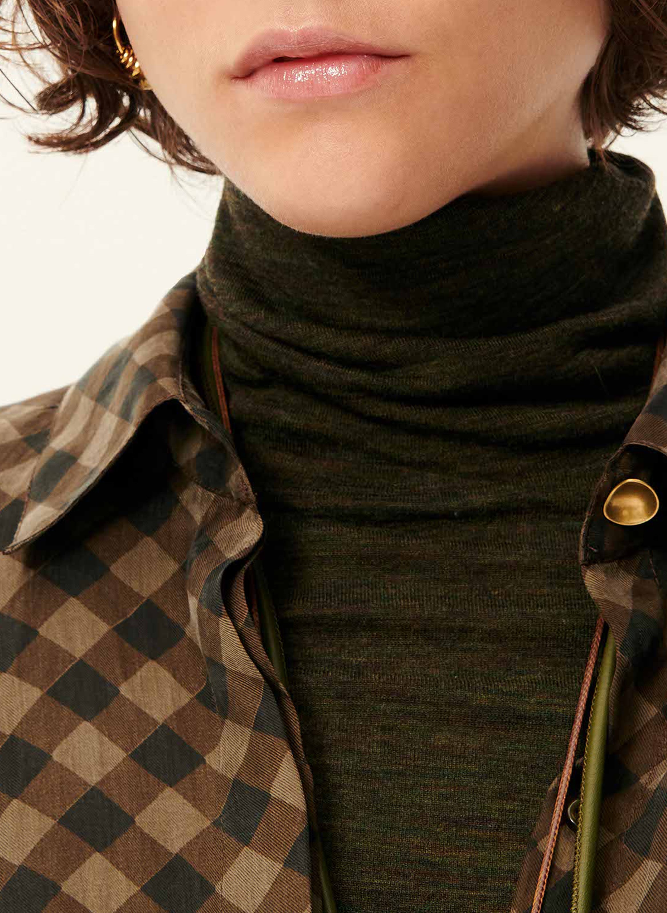 Chemise ample à carreaux armanchecks SESSUN Multicolore