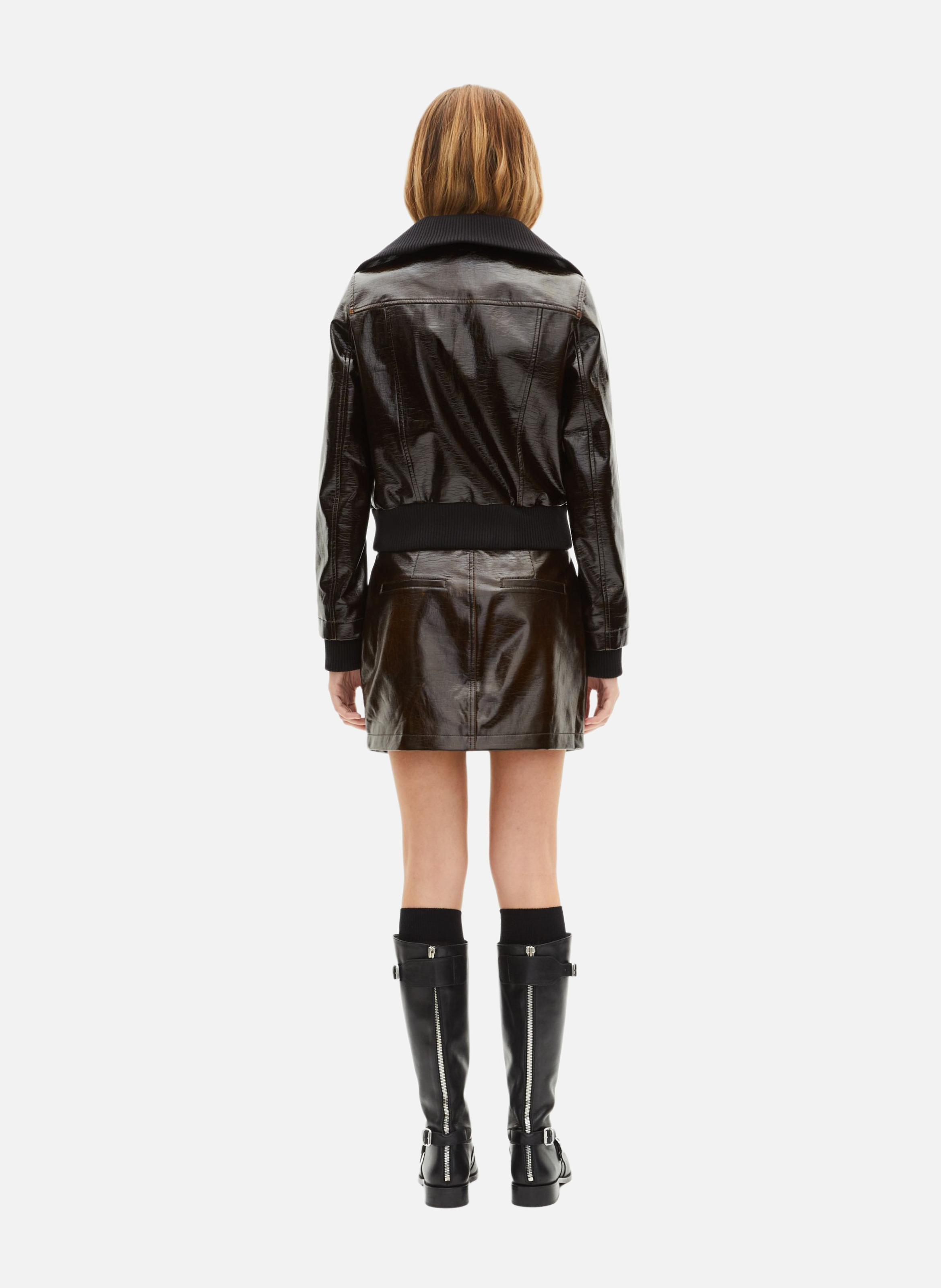 Blouson effet vinyle THE KOOPLES Marron