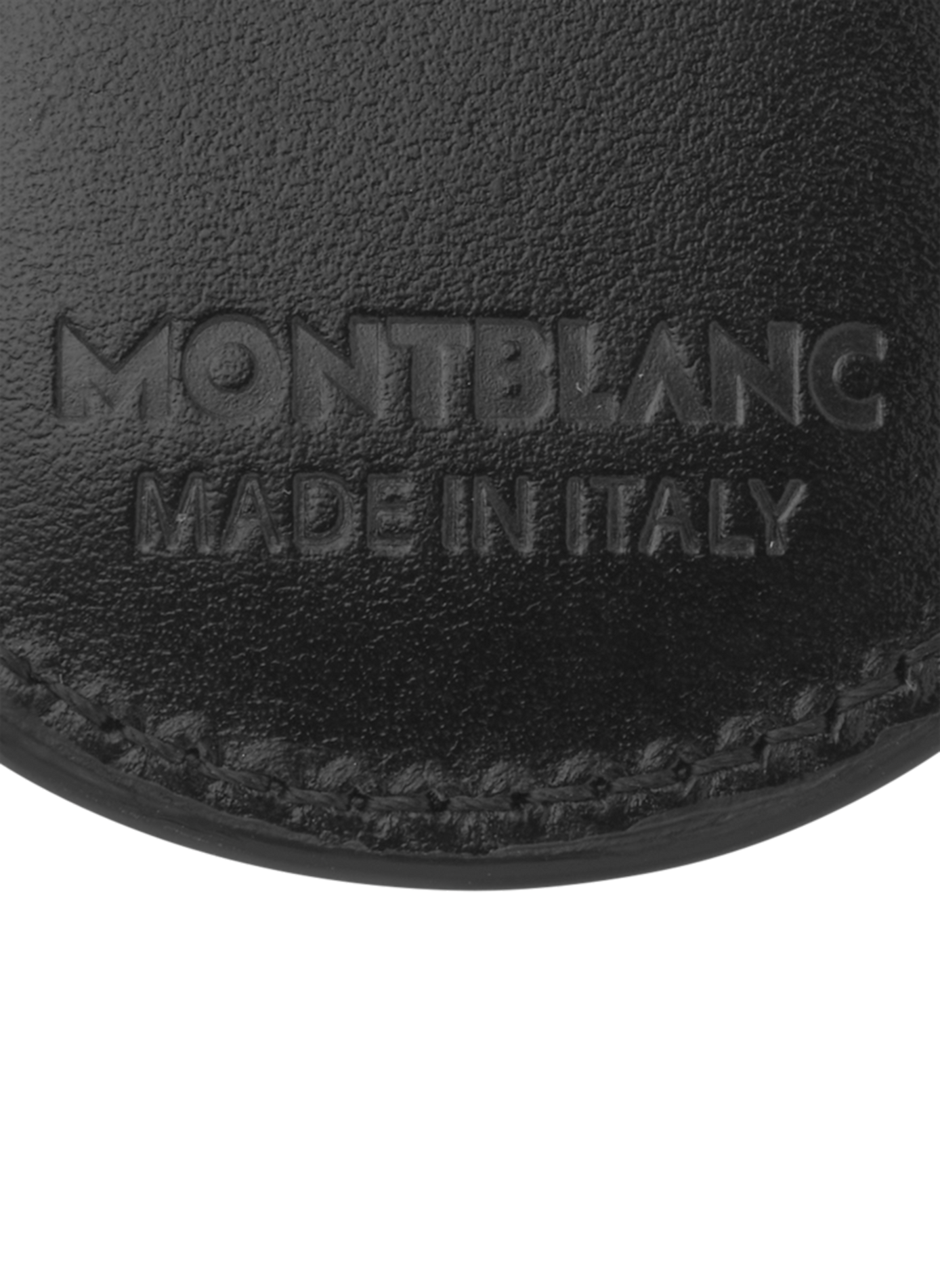 Leather keyring MONTBLANC Black