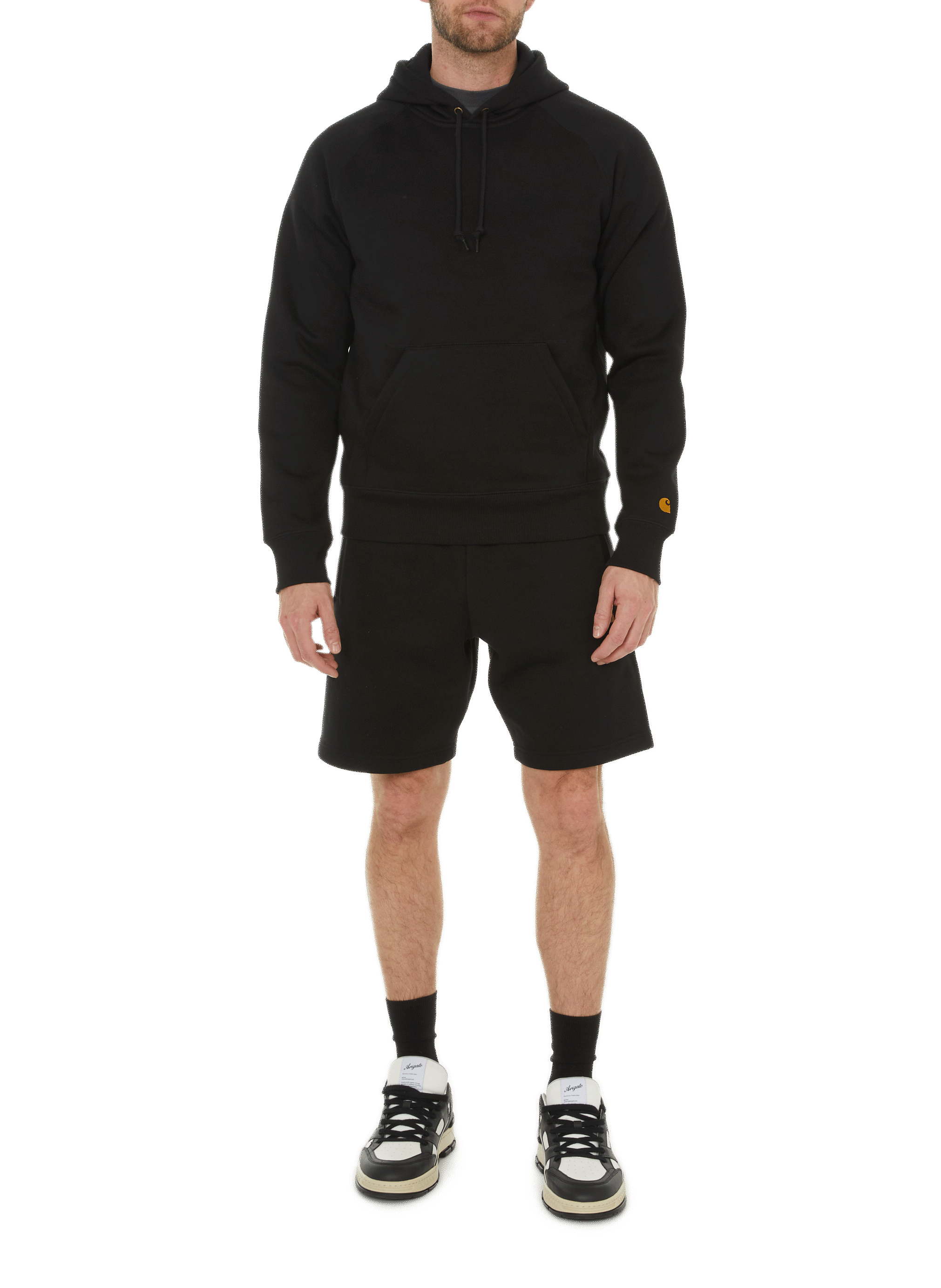 Cotton hoodie Black