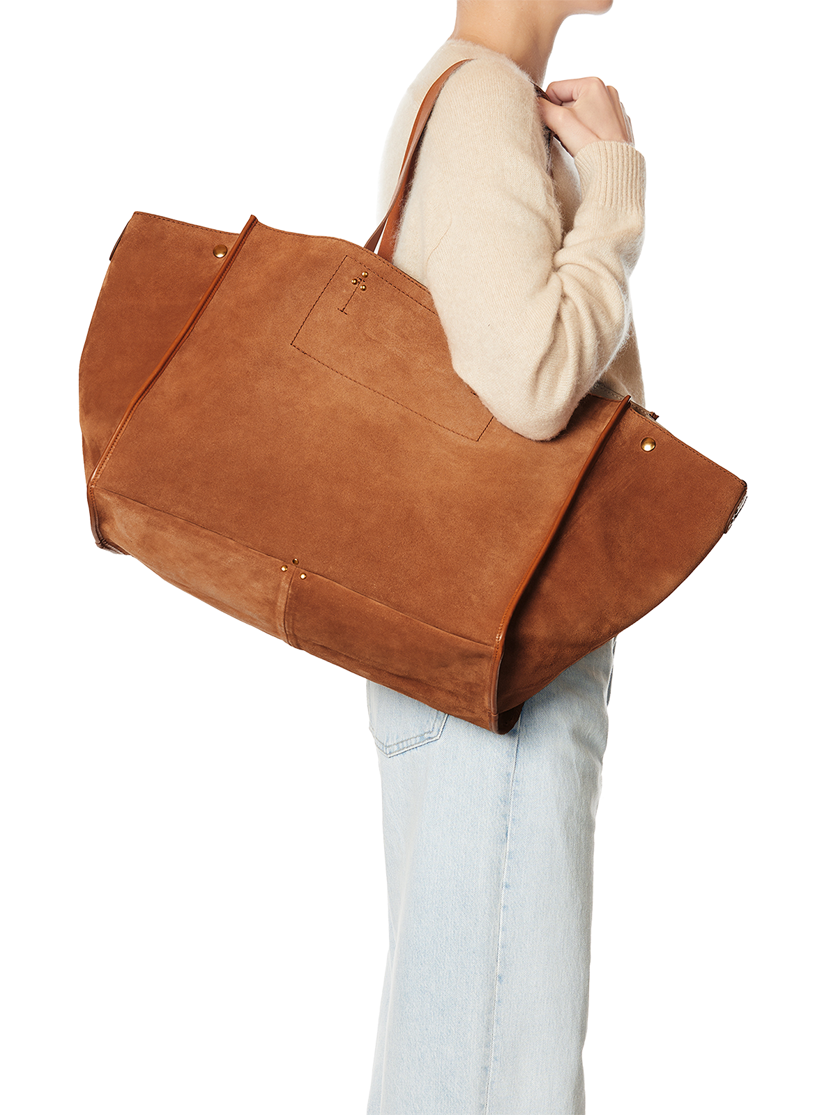 LEATHER BAG JÉRÔME DREYFUSS Brown