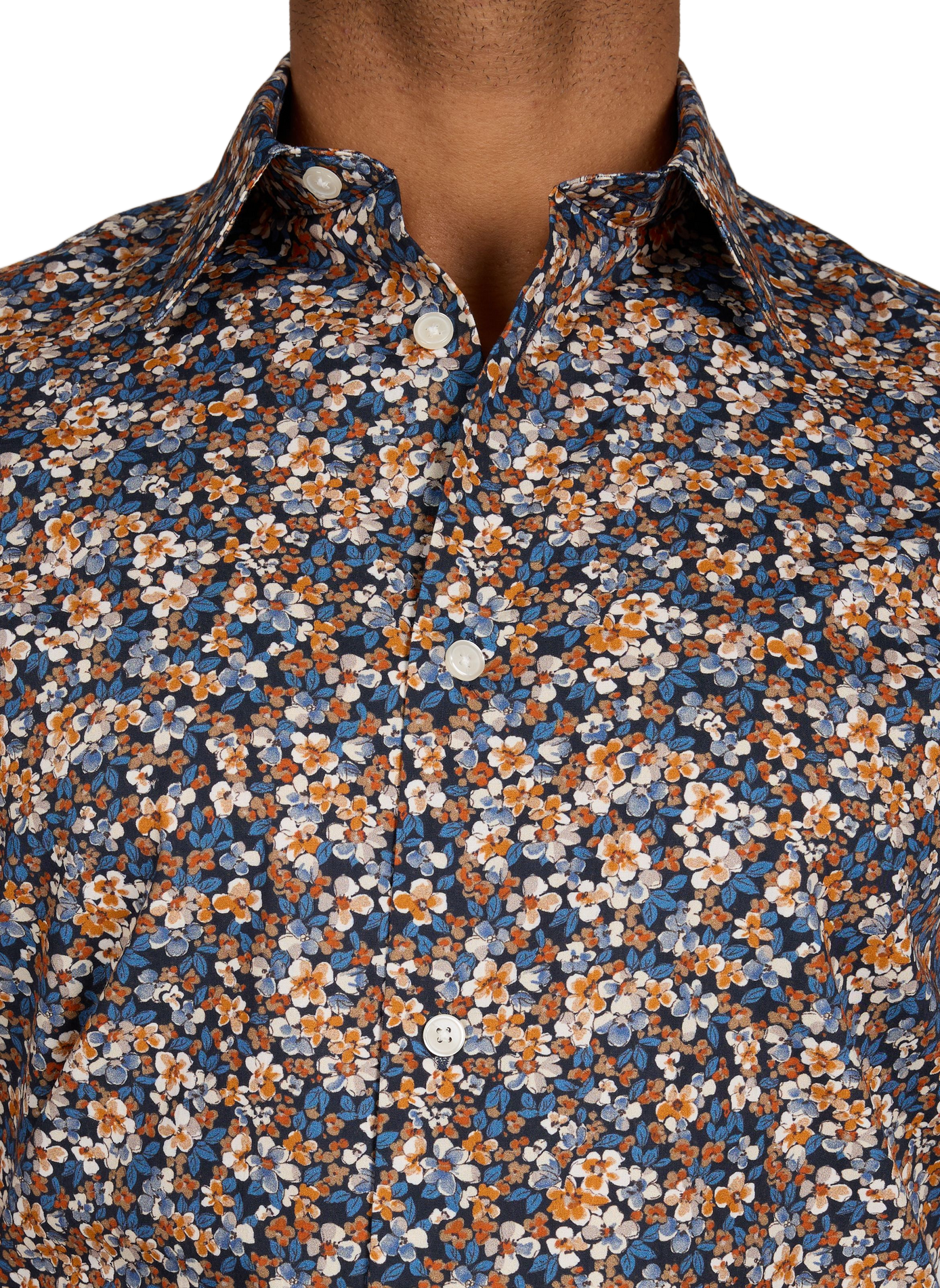 Patterned cotton shirt  AU PRINTEMPS PARIS Multicolour
