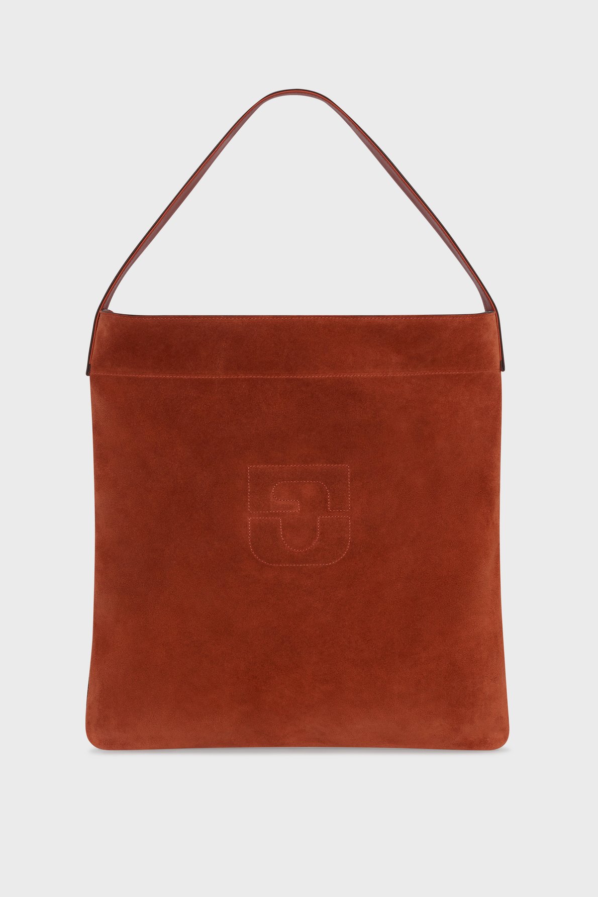 Sac en cuir velours - lady gd GERARD DAREL Marron