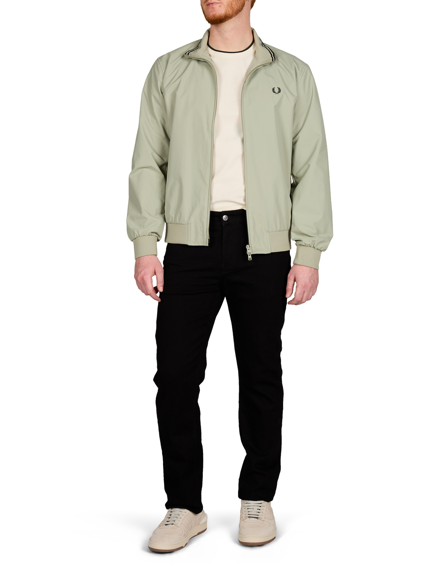 Blouson col montant  FRED PERRY Vert