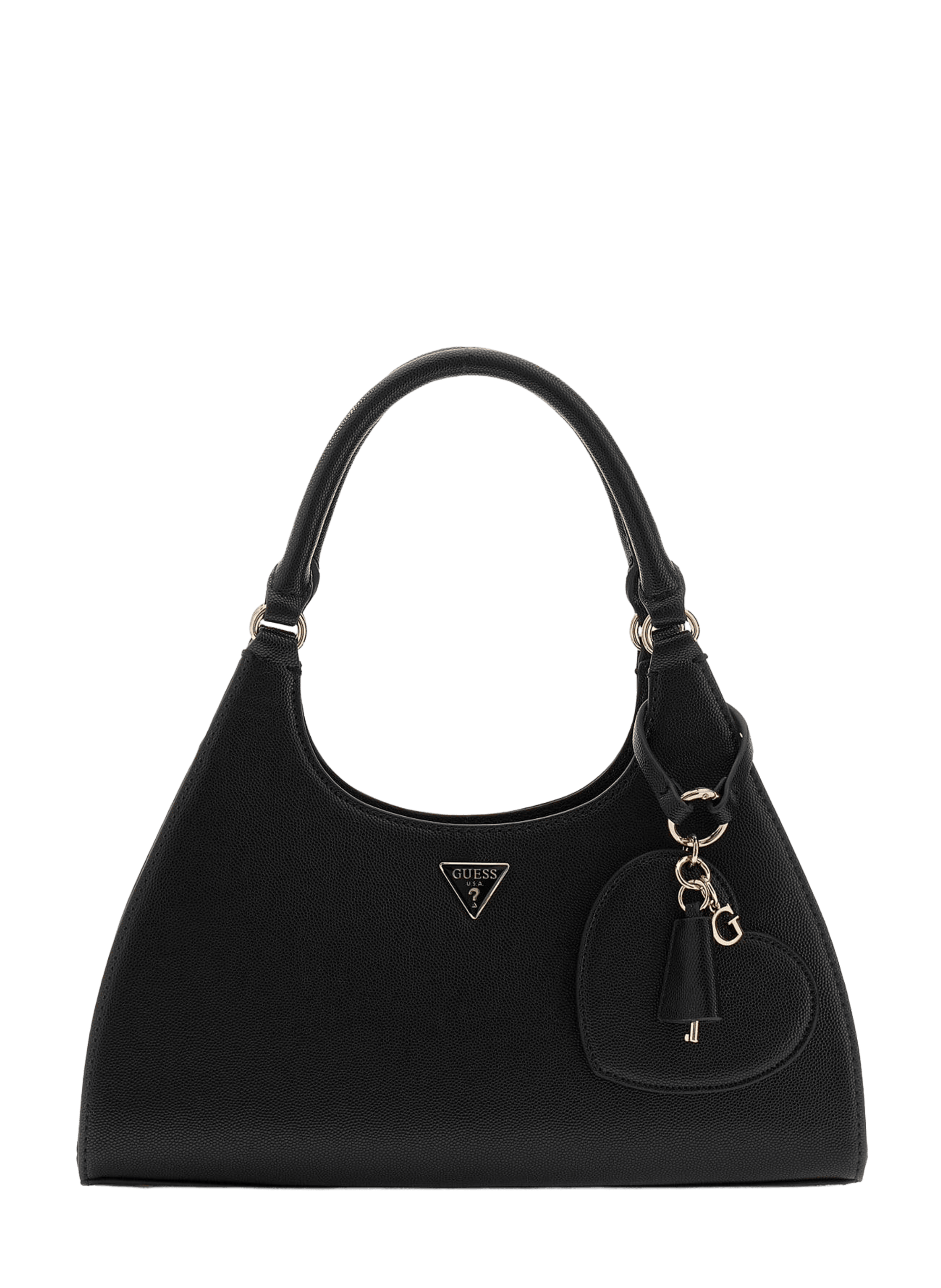 Borsa a tracolla Isobel con tracolla removibile GUESS Nero