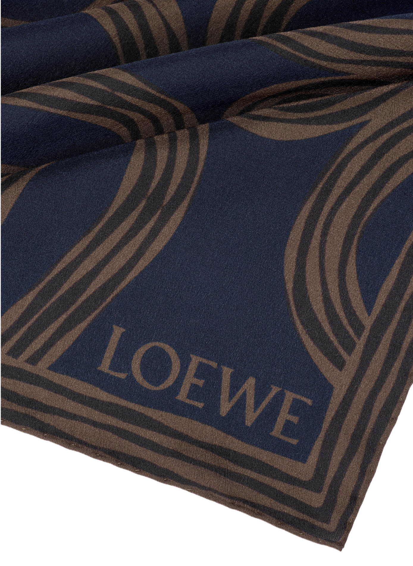 Printed silk scarf  LOEWE Multicolour