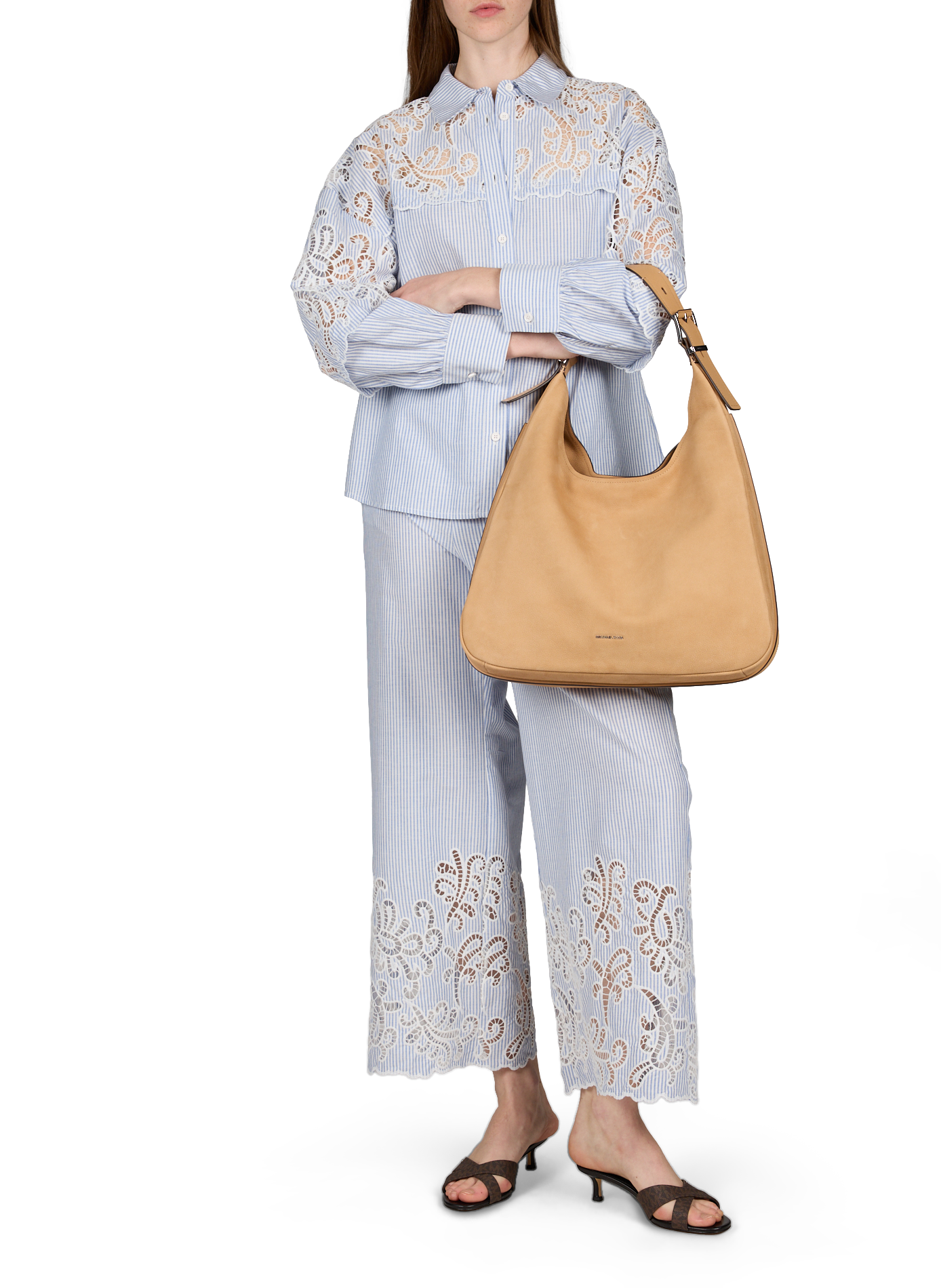 Leticia cotton blouse SUNCOO Blue