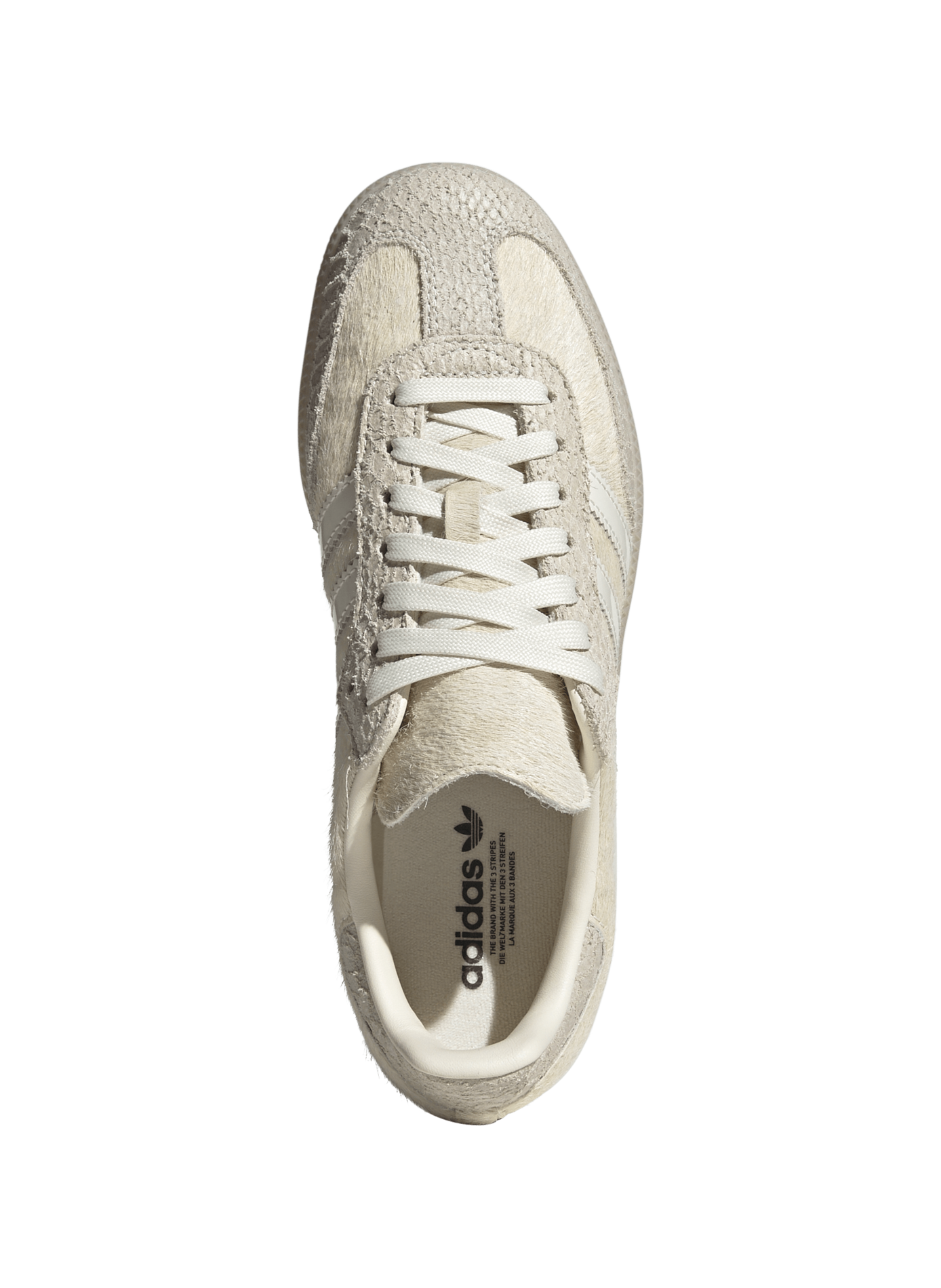 Baskets Samba texturé en cuir mélangé ADIDAS Beige