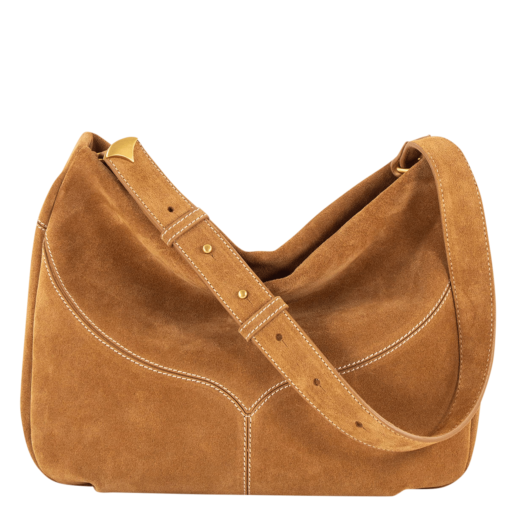 Sac porté épaule en cuir divilio SESSUN Marron
