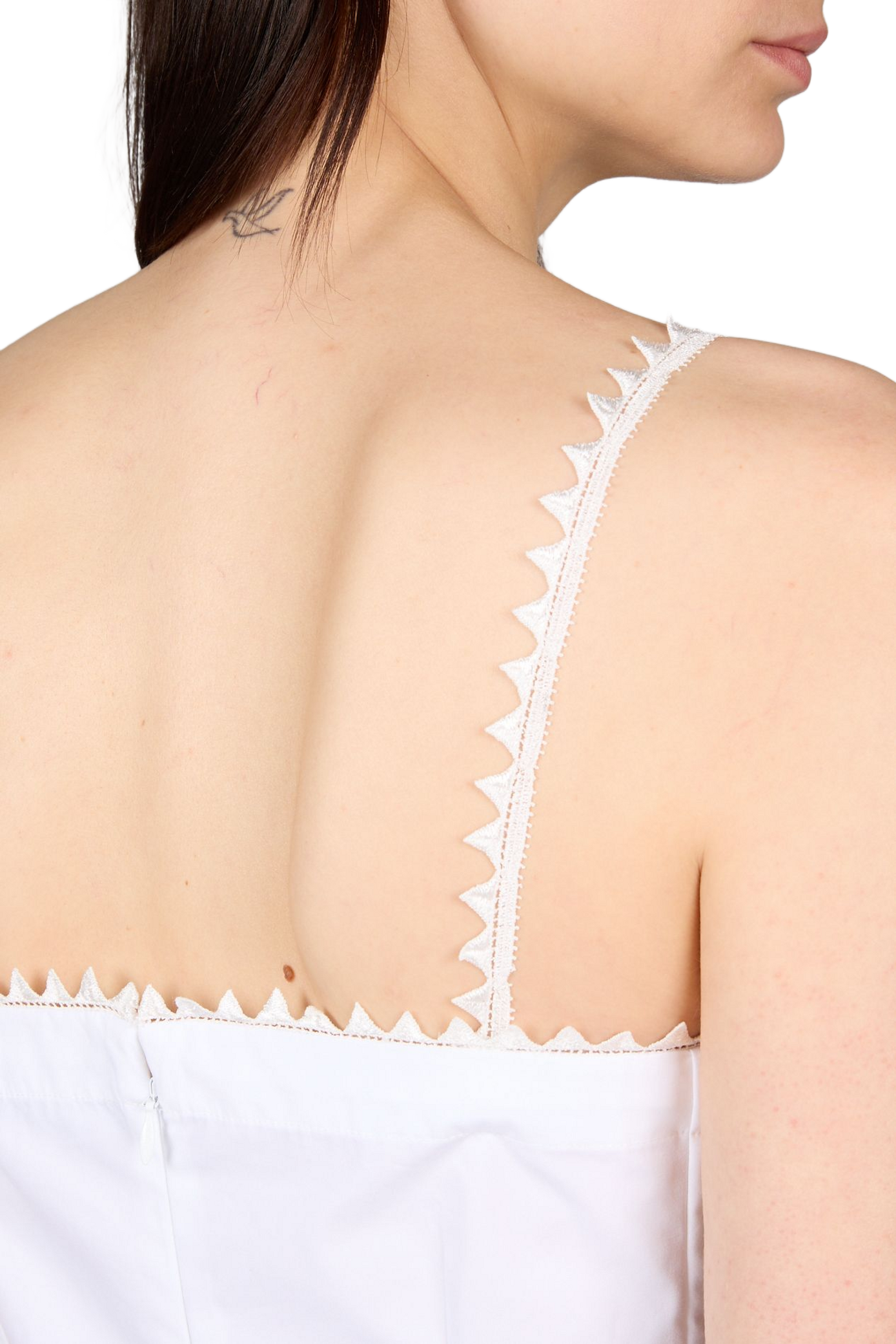 Flared Top The Traversin Top in Cotton JACQUEMUS White