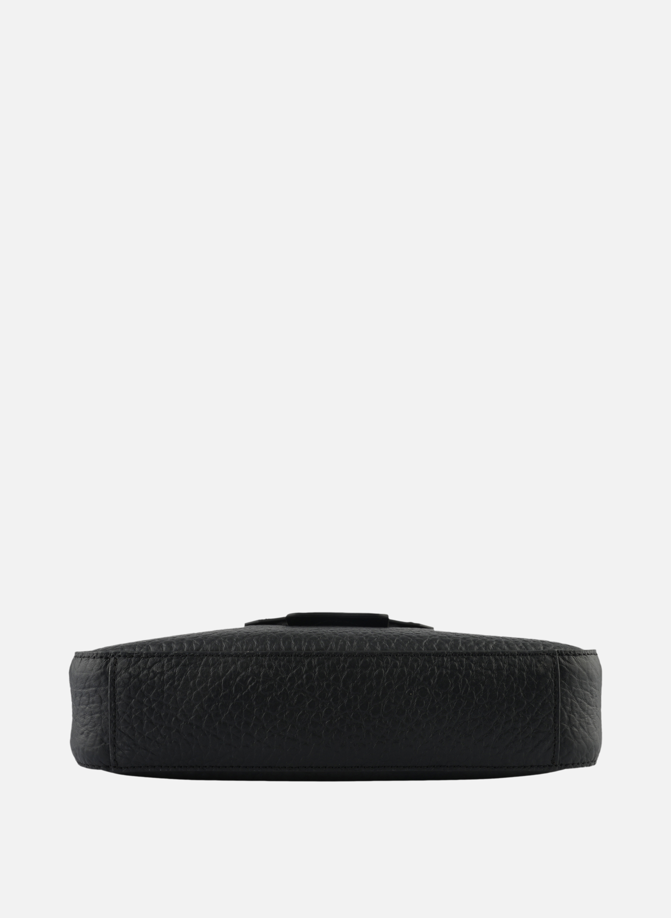 Fleuves | sac à main en cuir de vachette POURCHET Noir