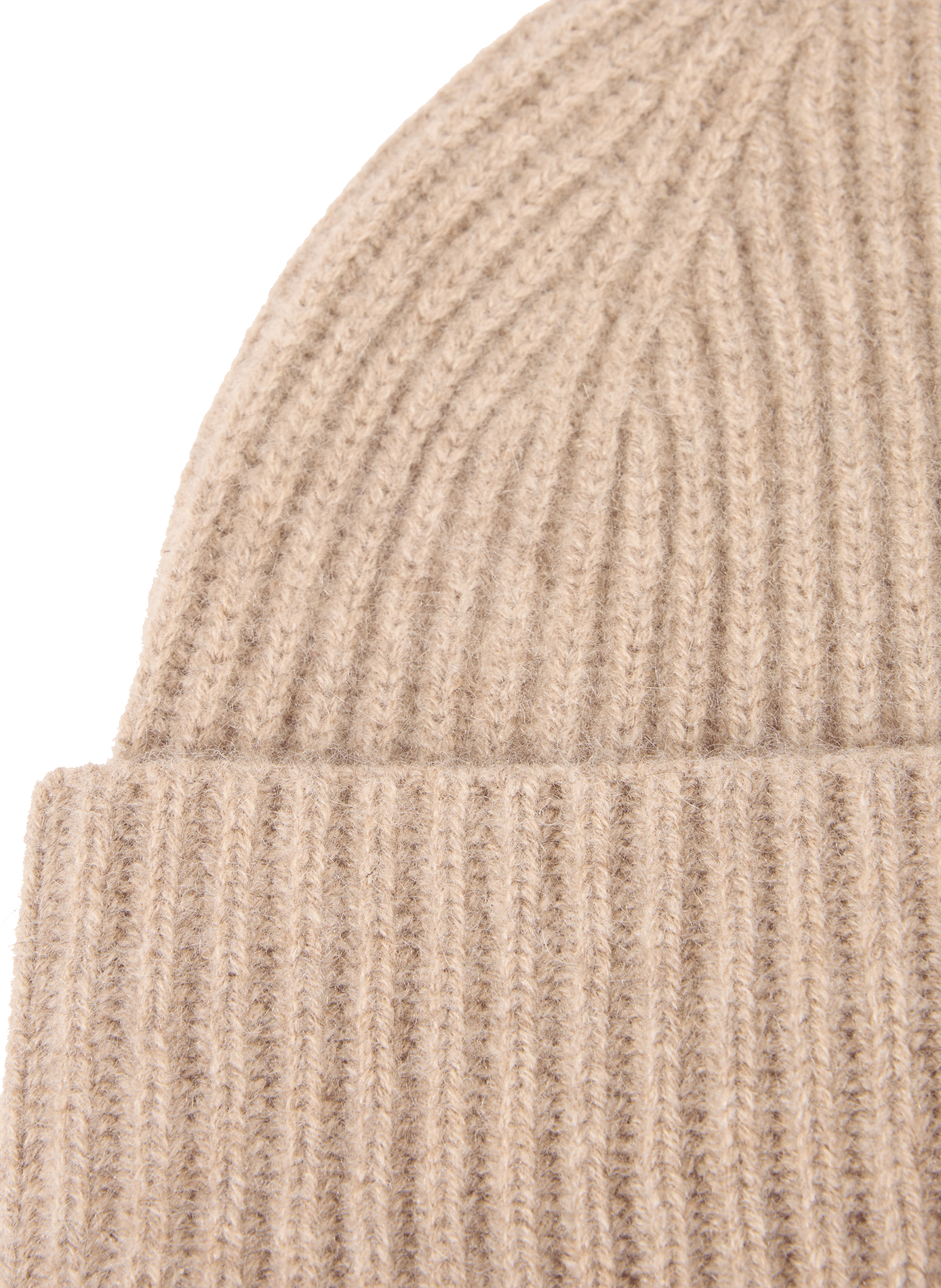 Ribbed Cashmere Beanie SAISON 1865 Brown