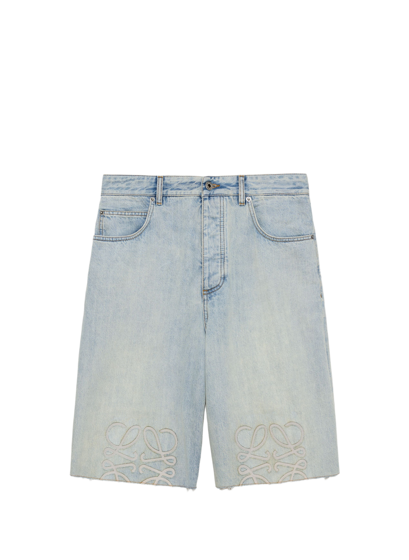 Korte Denim Anagram LOEWE Blauw
