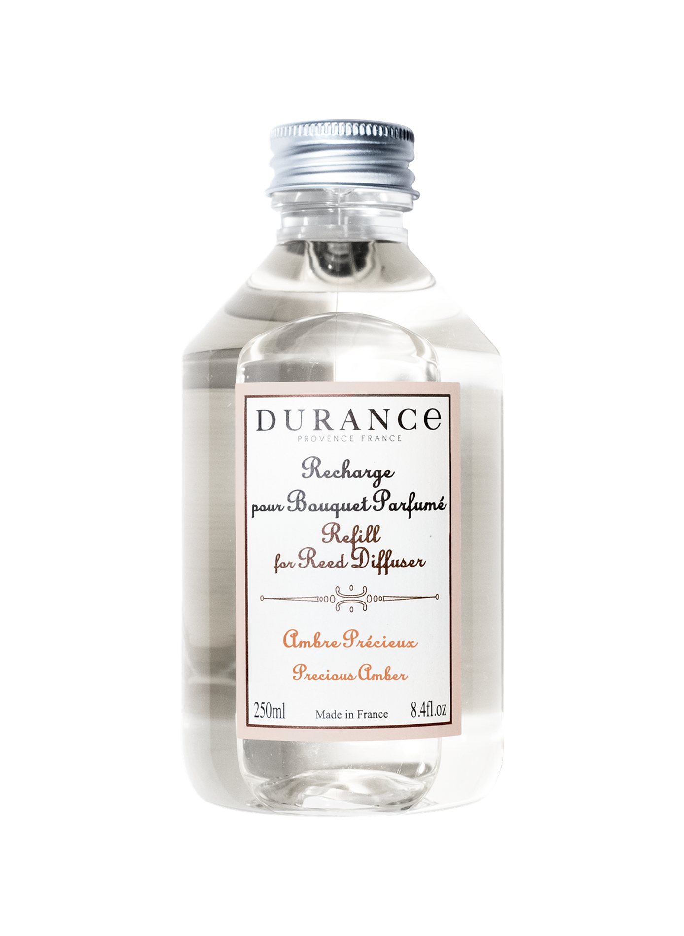 Navulling voor geurverspreider Precious Amber 250ml DURANCE Oranje