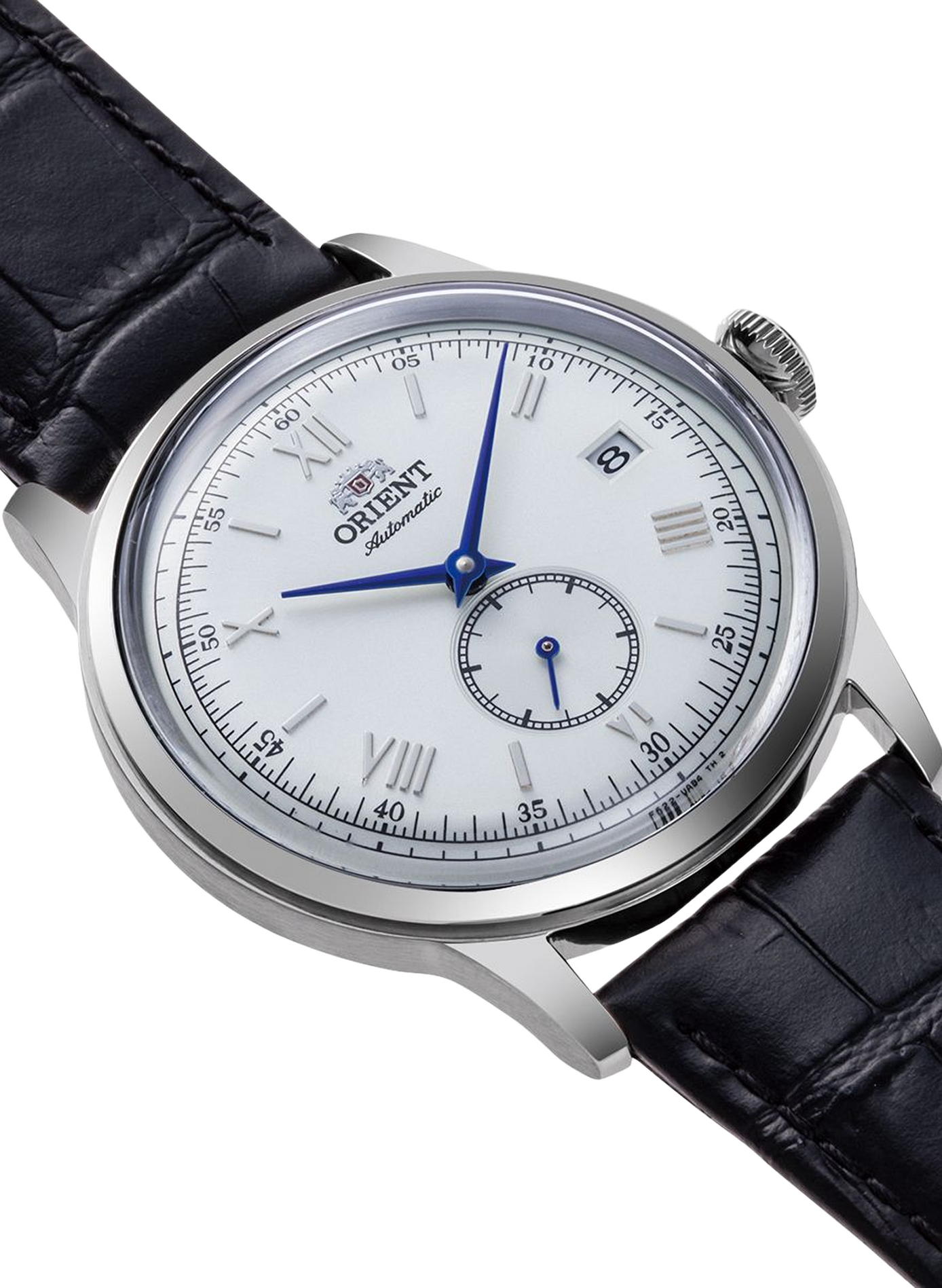 Automatische Bambino Uhr aus Leder ORIENT Weiss