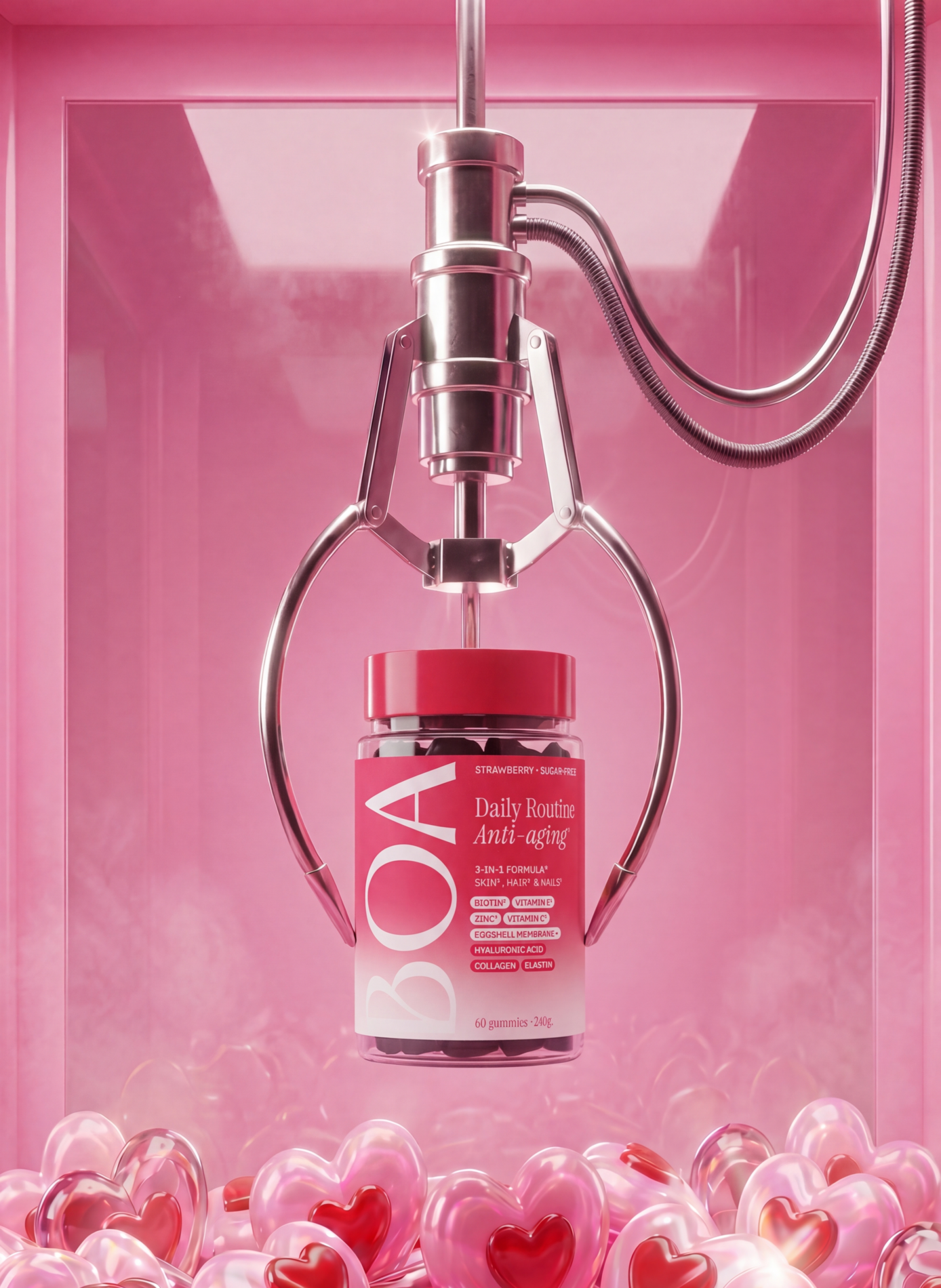 Tägliche Routine Gummies Anti-Aging Haut Haare Nägel BOA BEAUTY No color