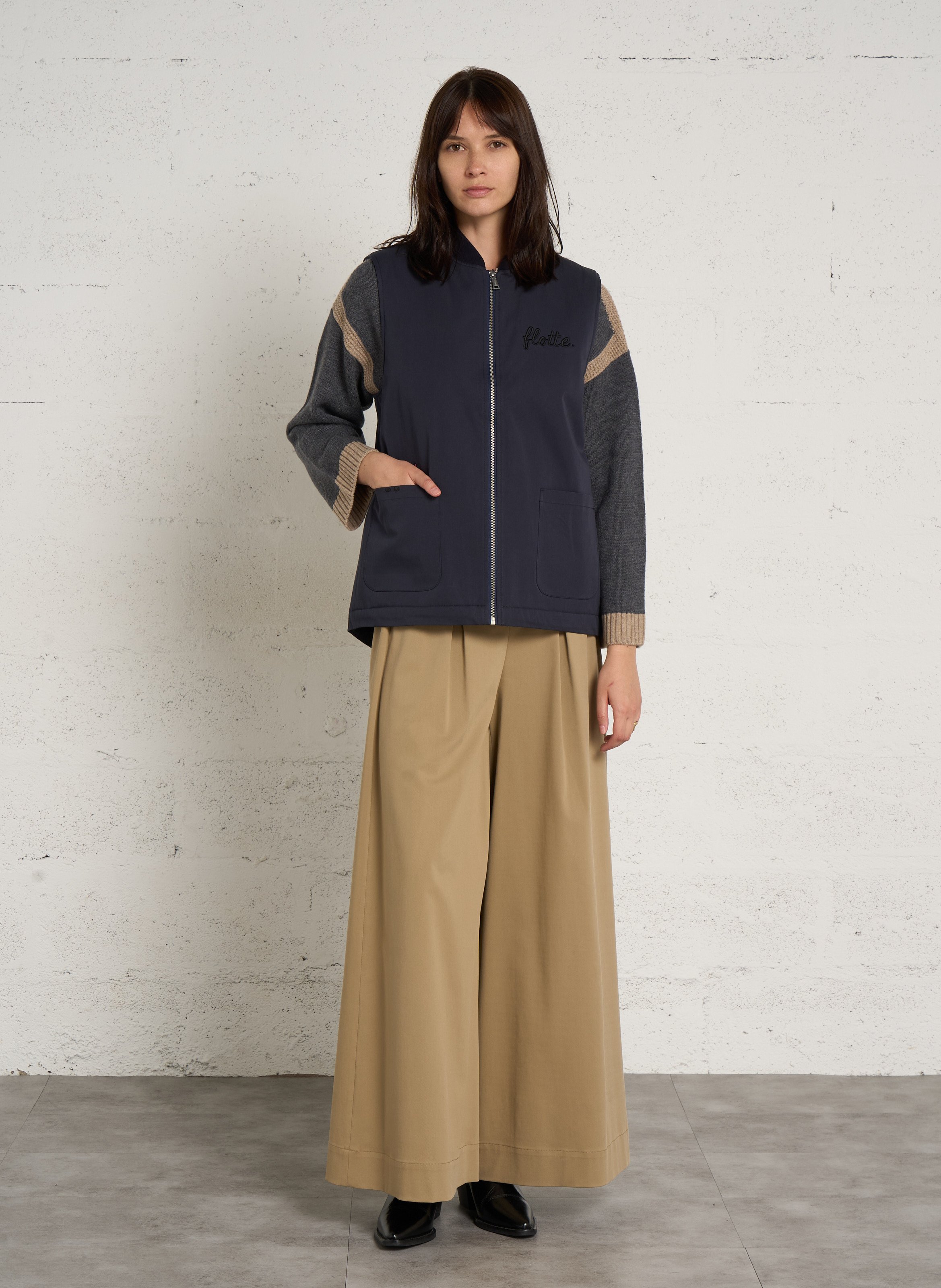 Pull ample en laine ava MAISON 123 Gris