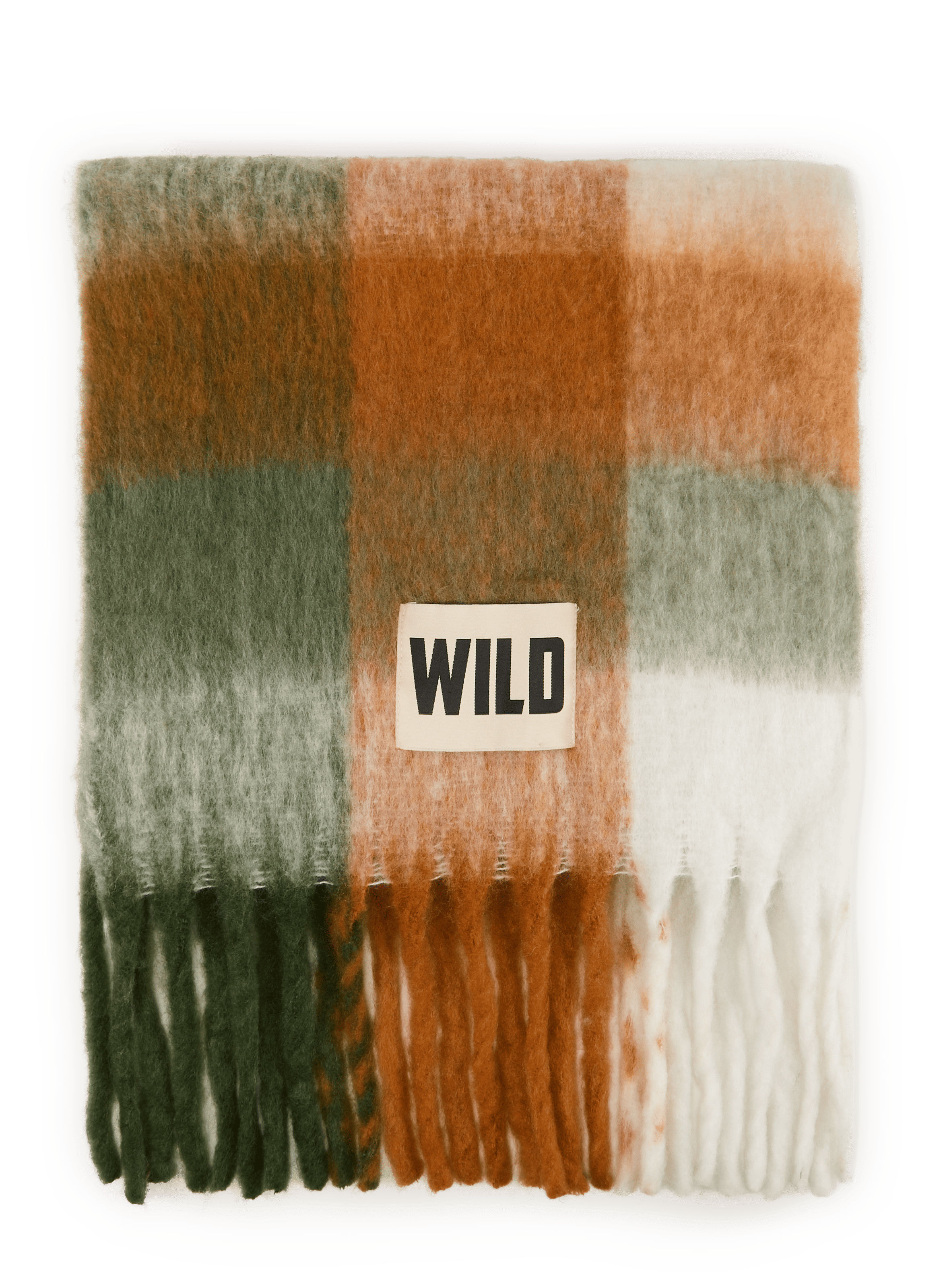 Karierter JOAH Schal WILD Grun