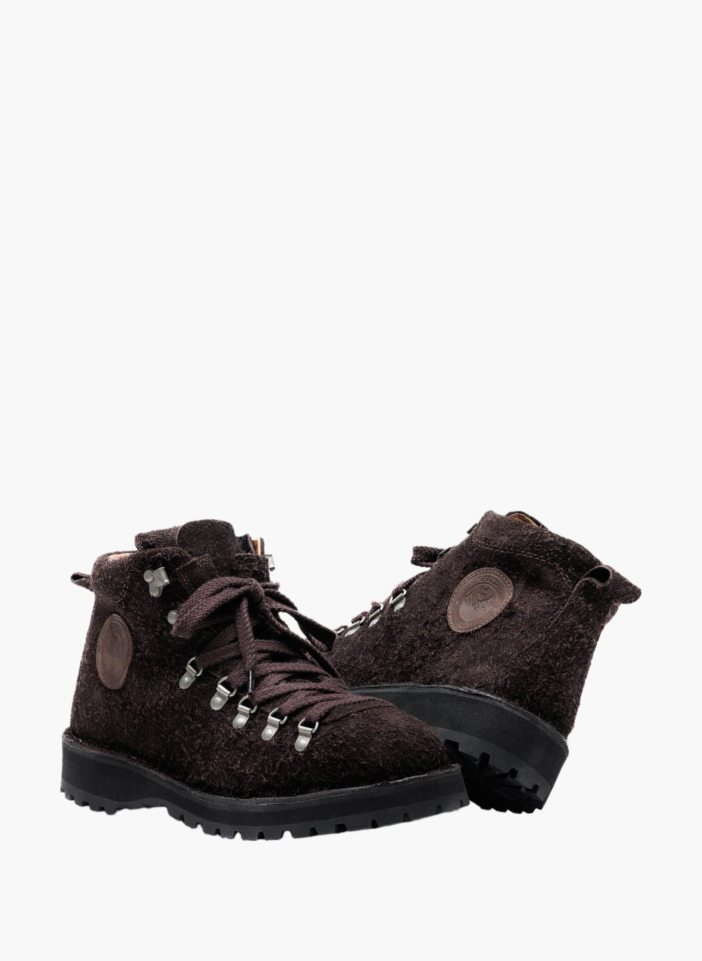 Bottines arctic en daim NAKED WOLFE Marron