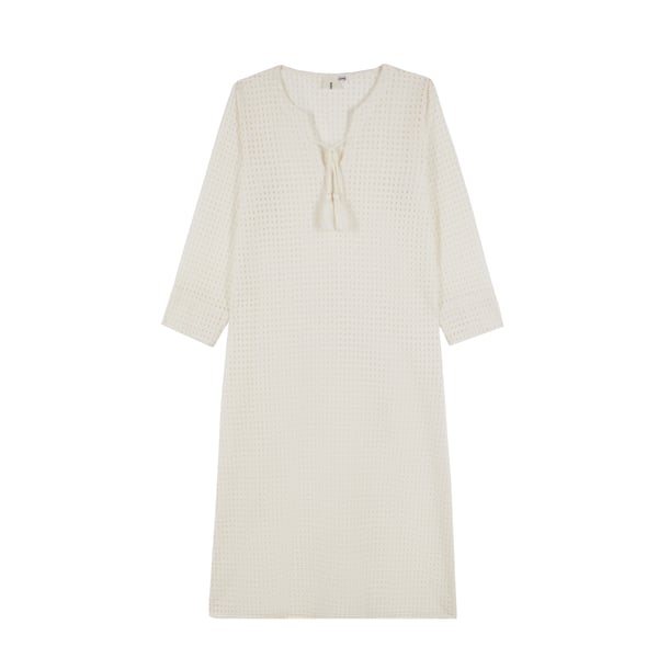 Robe Aline à broderie anglaise en coton