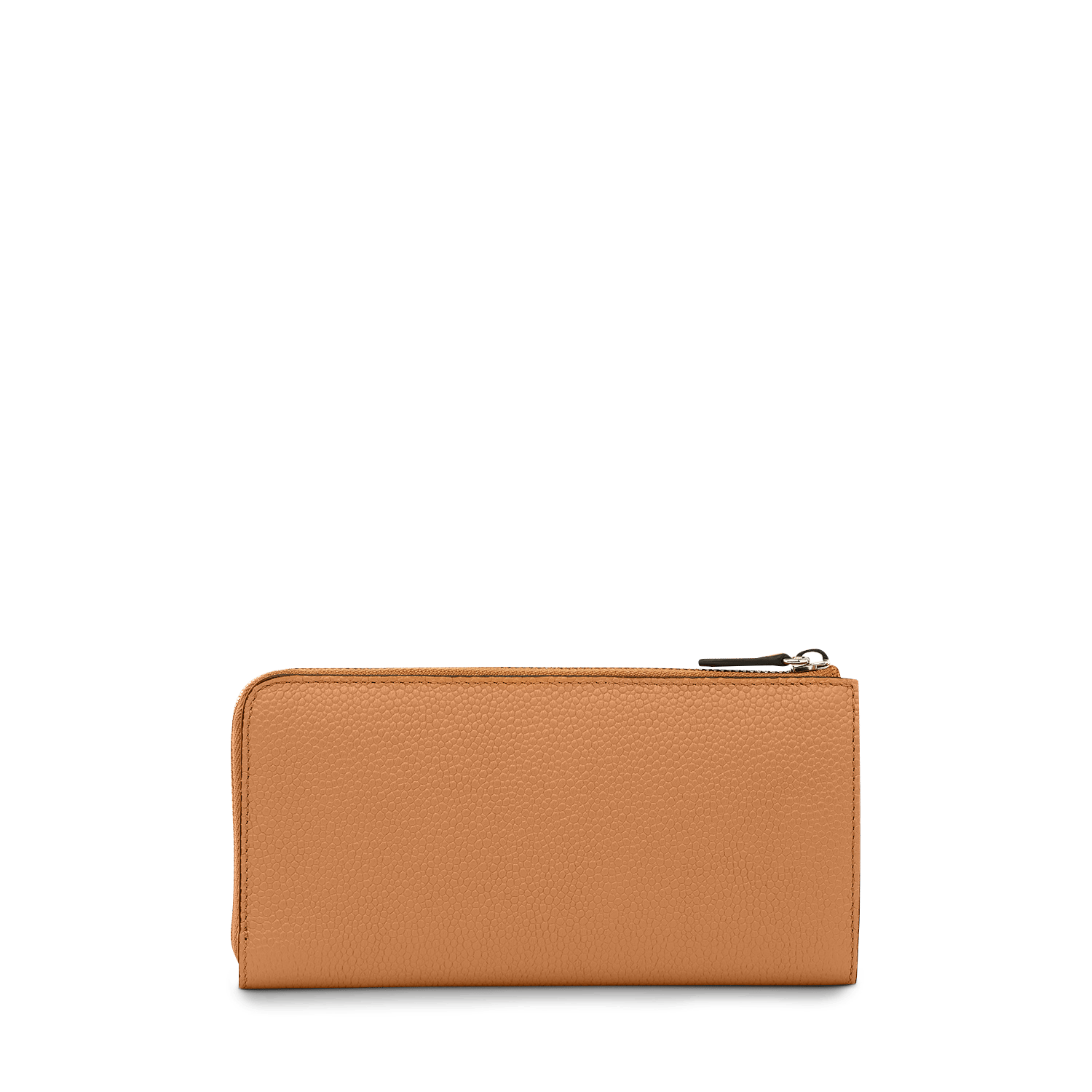 Slanke ritssluiting portemonnee Ninon van Lancel in leer. LANCEL Bruin