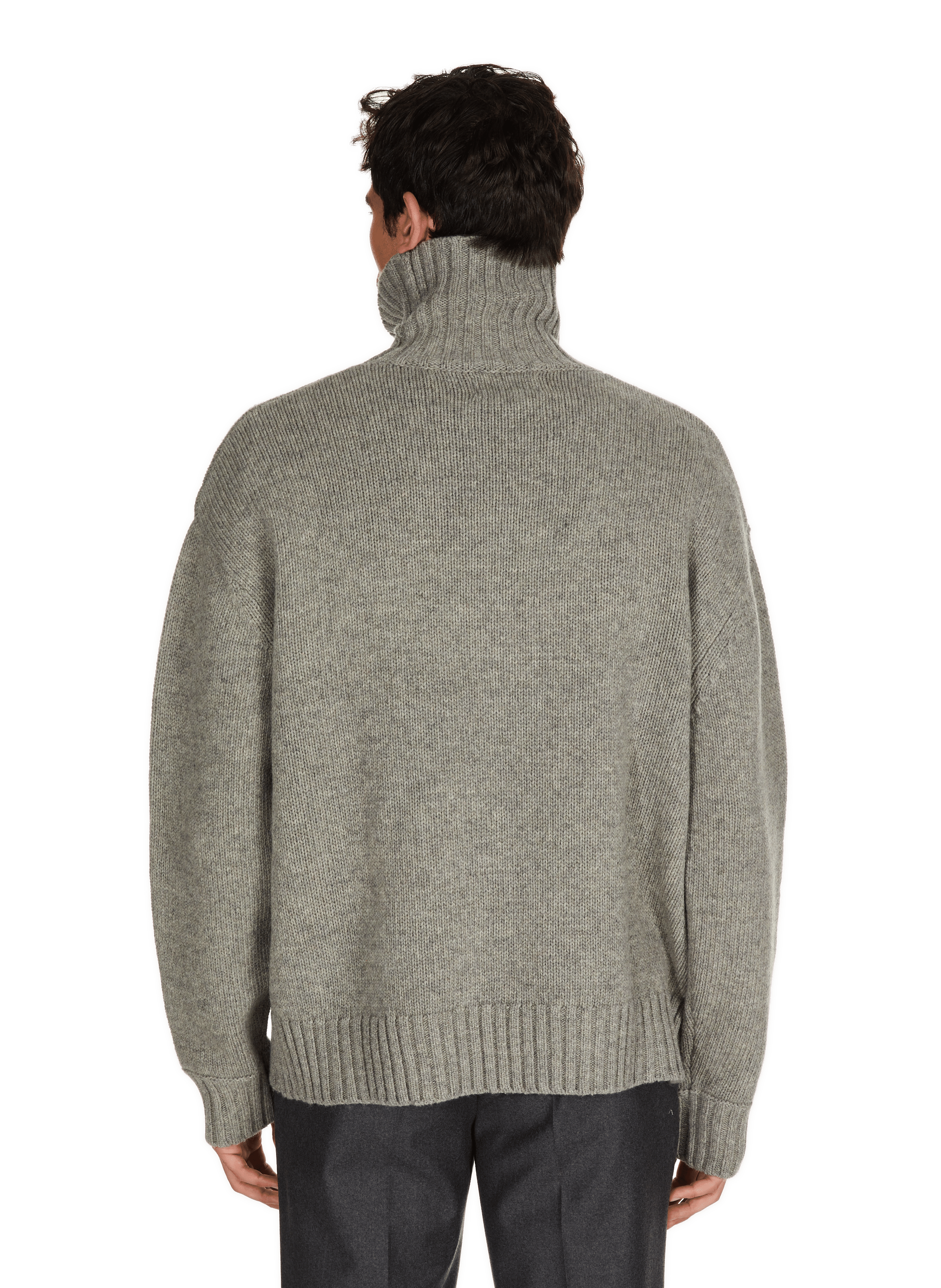 Cropped wool trousers SAISON 1865 Grey