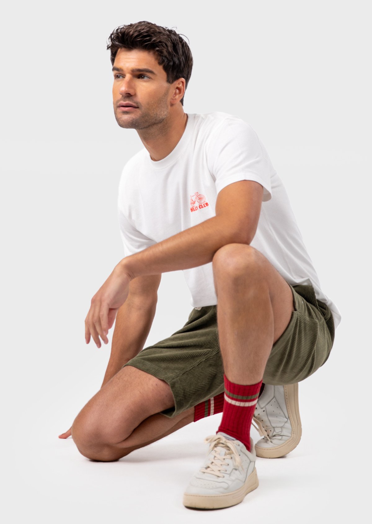 T-shirt vintage en coton biologique BILLYBELT Blanc