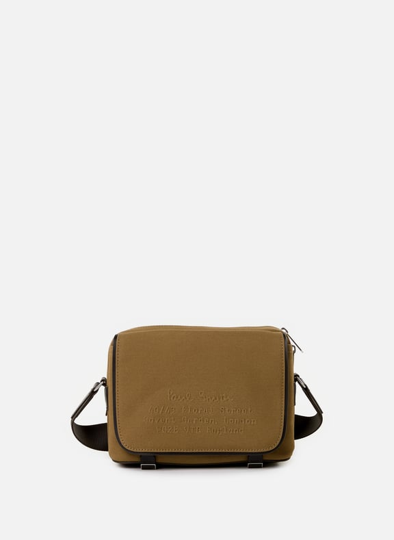 Cotton shoulder bag Brown by PAUL SMITH PAUL SMITH Cotton shoulder bag Brown