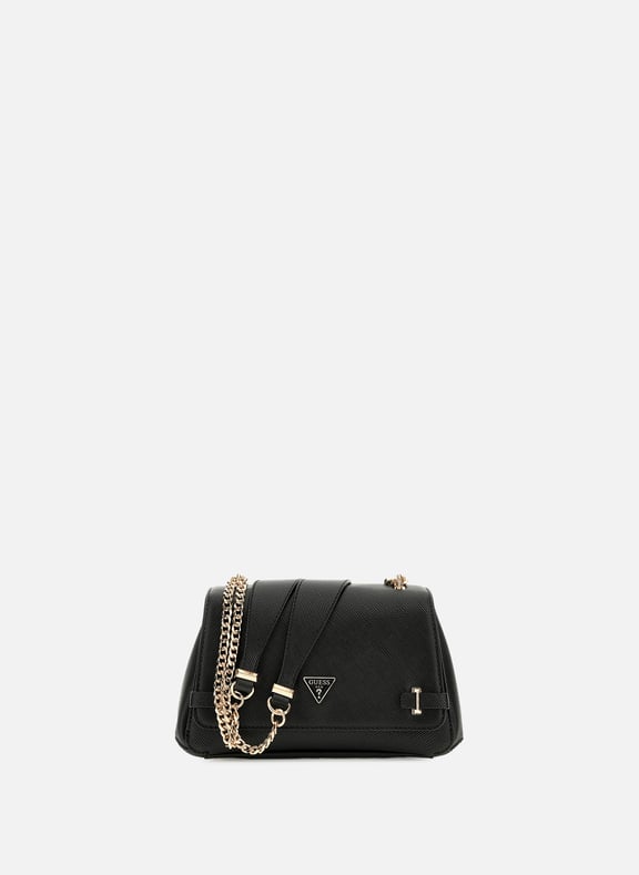 Sac à bandoulière uni Noir by GUESS GUESS Sac à bandoulière uni Noir