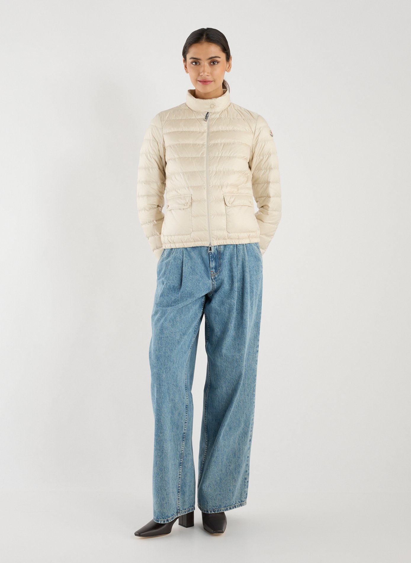 Down jacket  MONCLER Beige