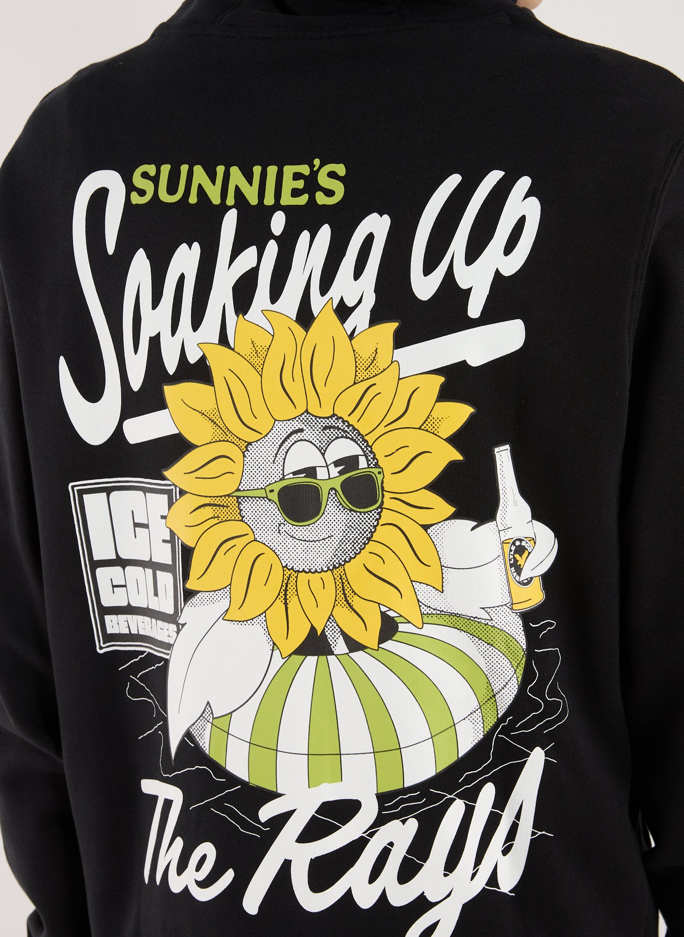 Hoodie à capuche Sunnies Pool Bar LYLE & SCOTT Noir