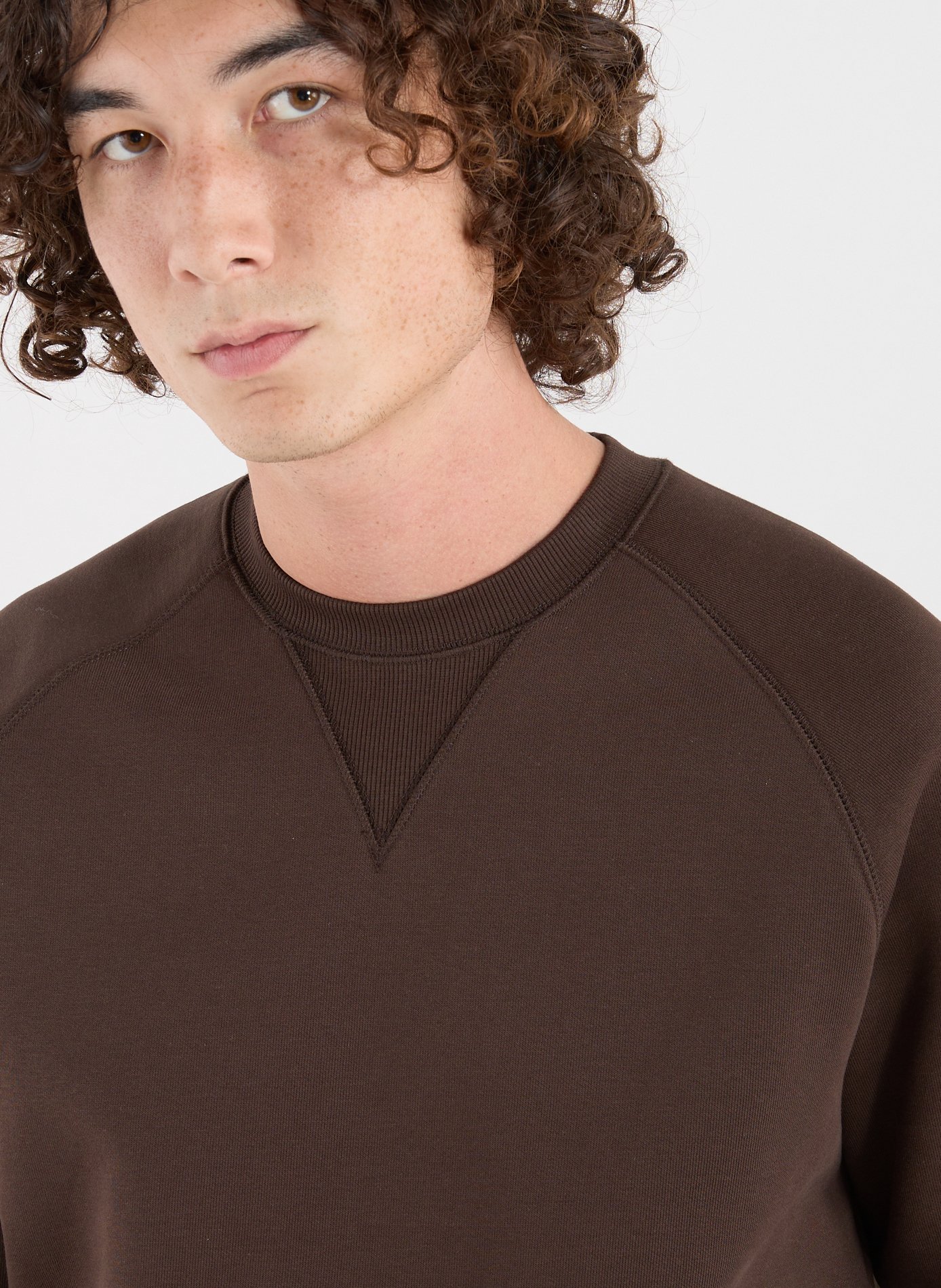 Sweat ample en coton mélangé CARHARTT WIP Marron