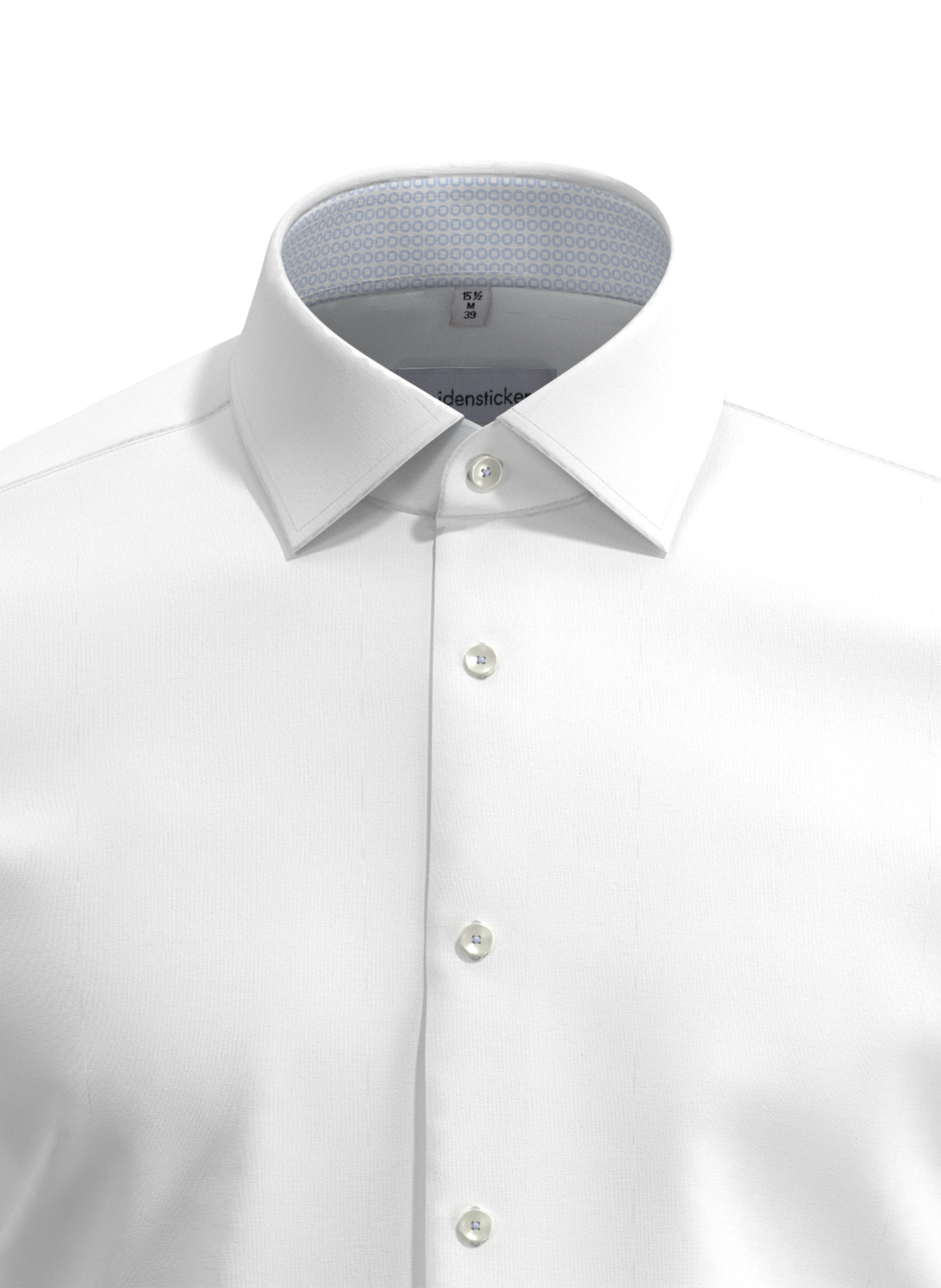 Chemise slim en coton SEIDENSTICKER Blanc